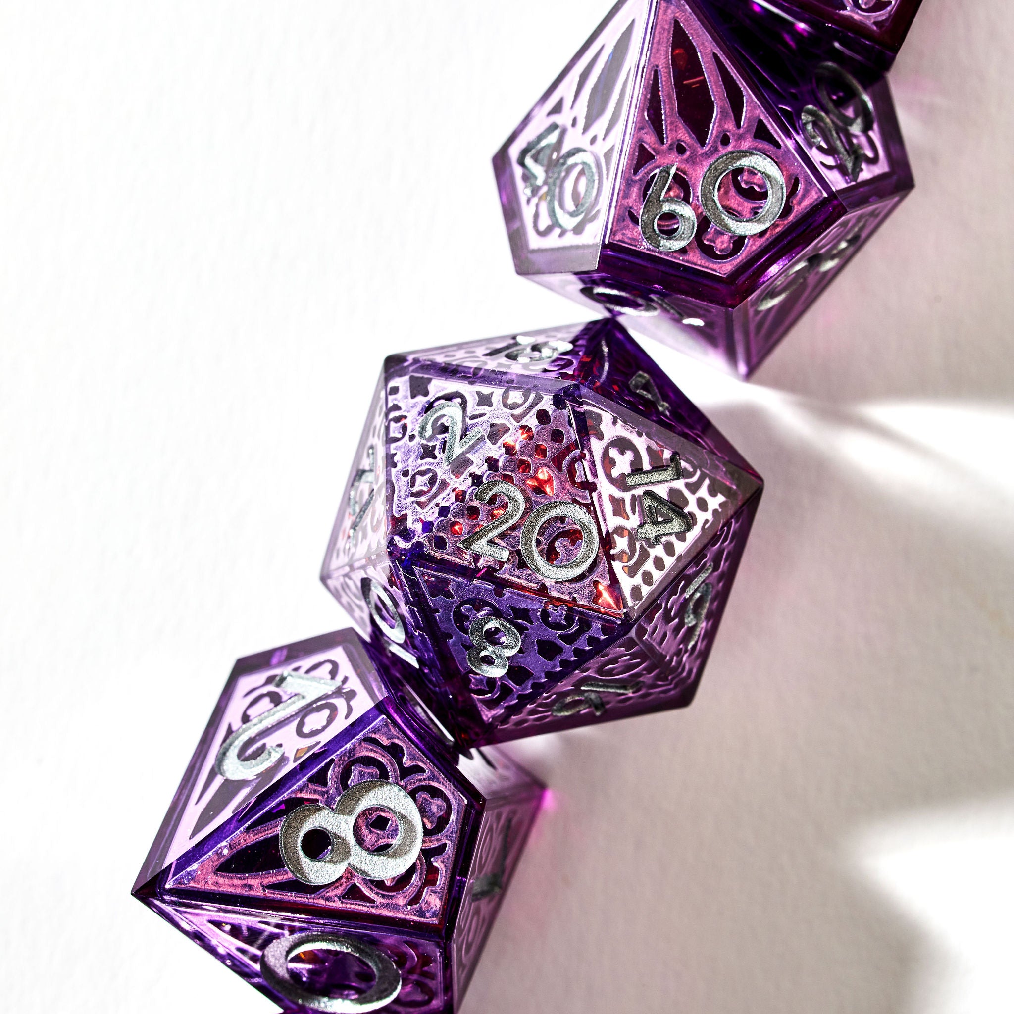 Daughter of Darkness 7-Piece Iconic Set - Dispel Dice - Premium DnD Dice & Accessories # #