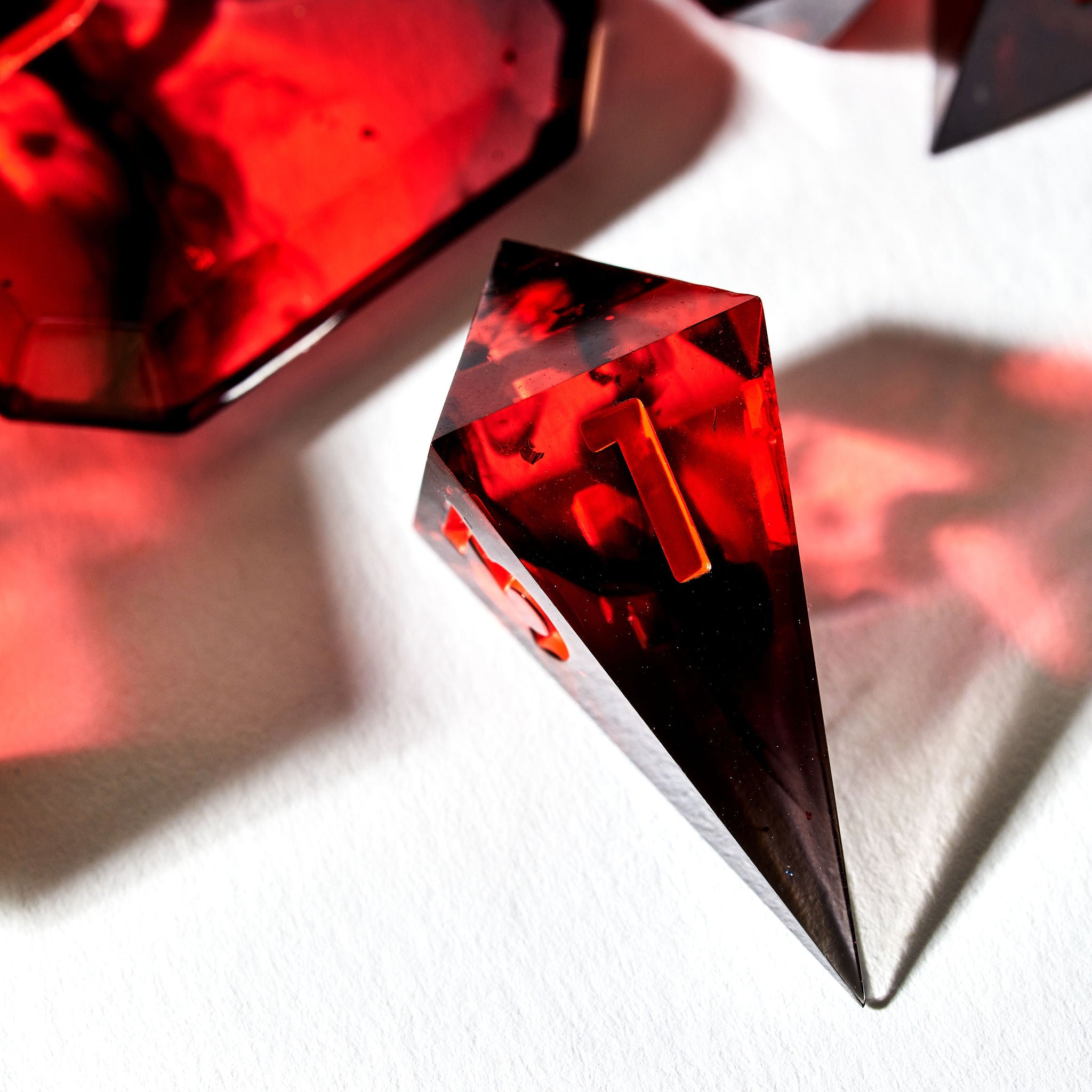 Devil You Know 7-Piece Jewel Shape Dice Set - Dispel Dice - Premium DnD Dice & Accessories # #