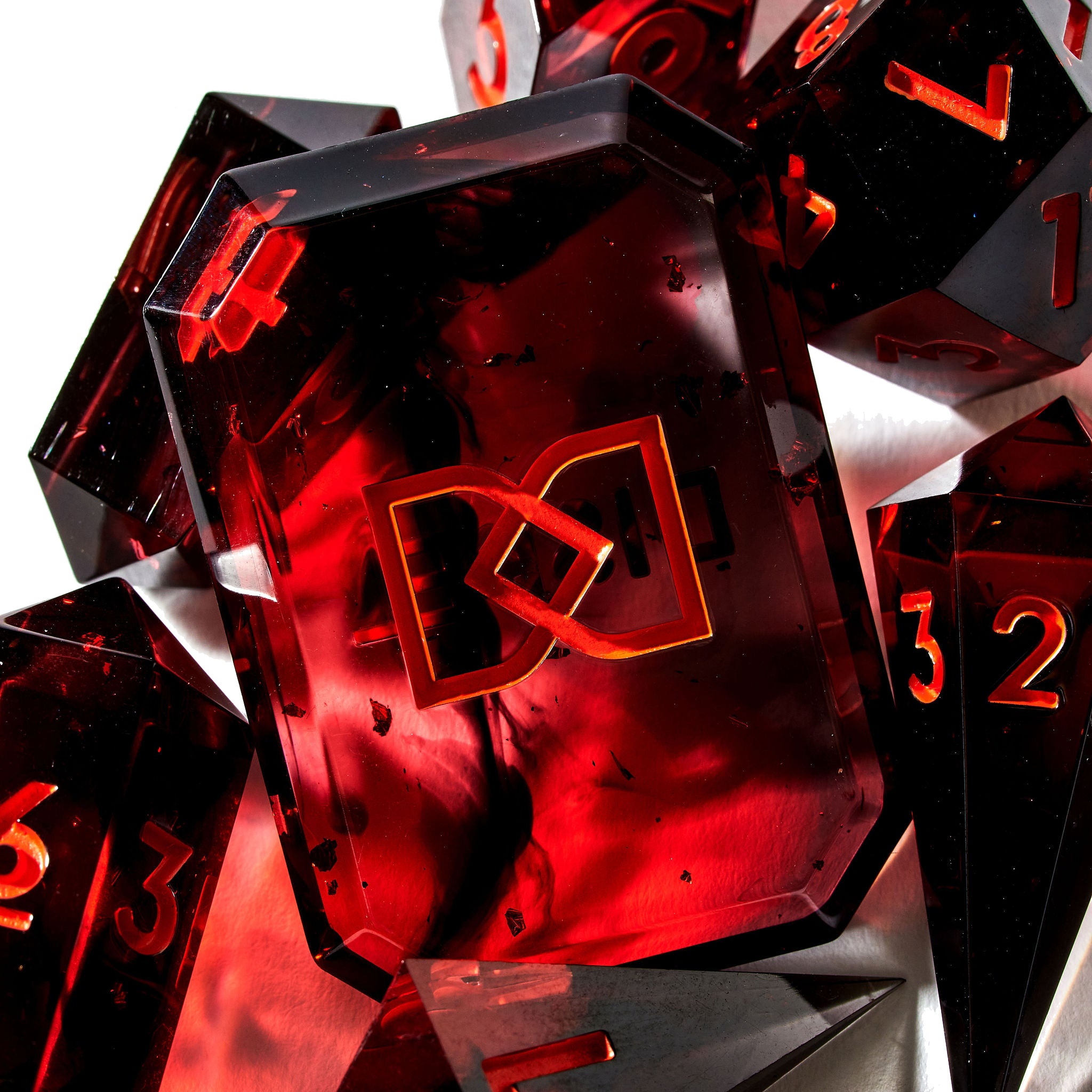 Devil You Know 7-Piece Jewel Shape Dice Set - Dispel Dice - Premium DnD Dice & Accessories # #