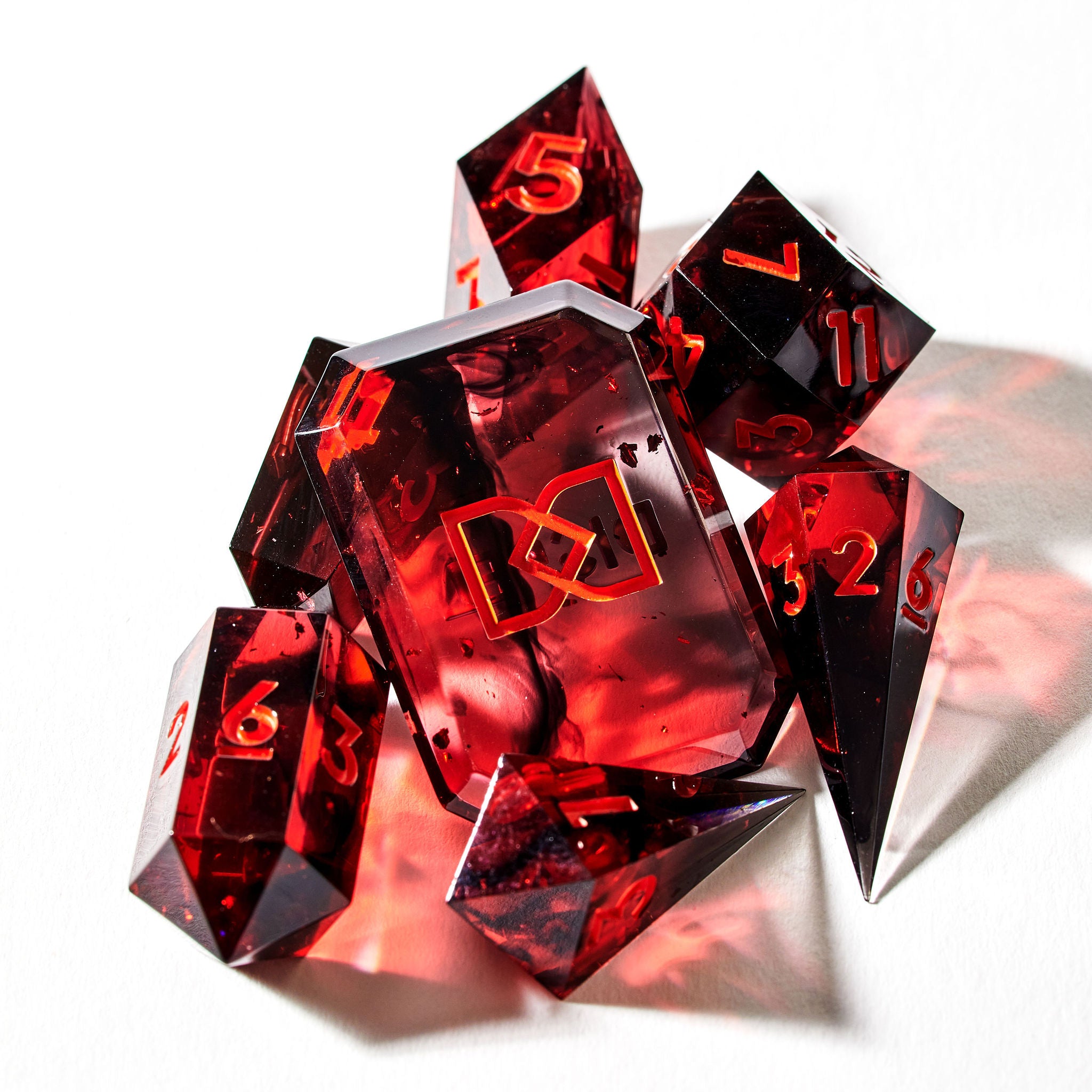 Devil You Know 7-Piece Jewel Shape Dice Set - Dispel Dice - Premium DnD Dice & Accessories # #