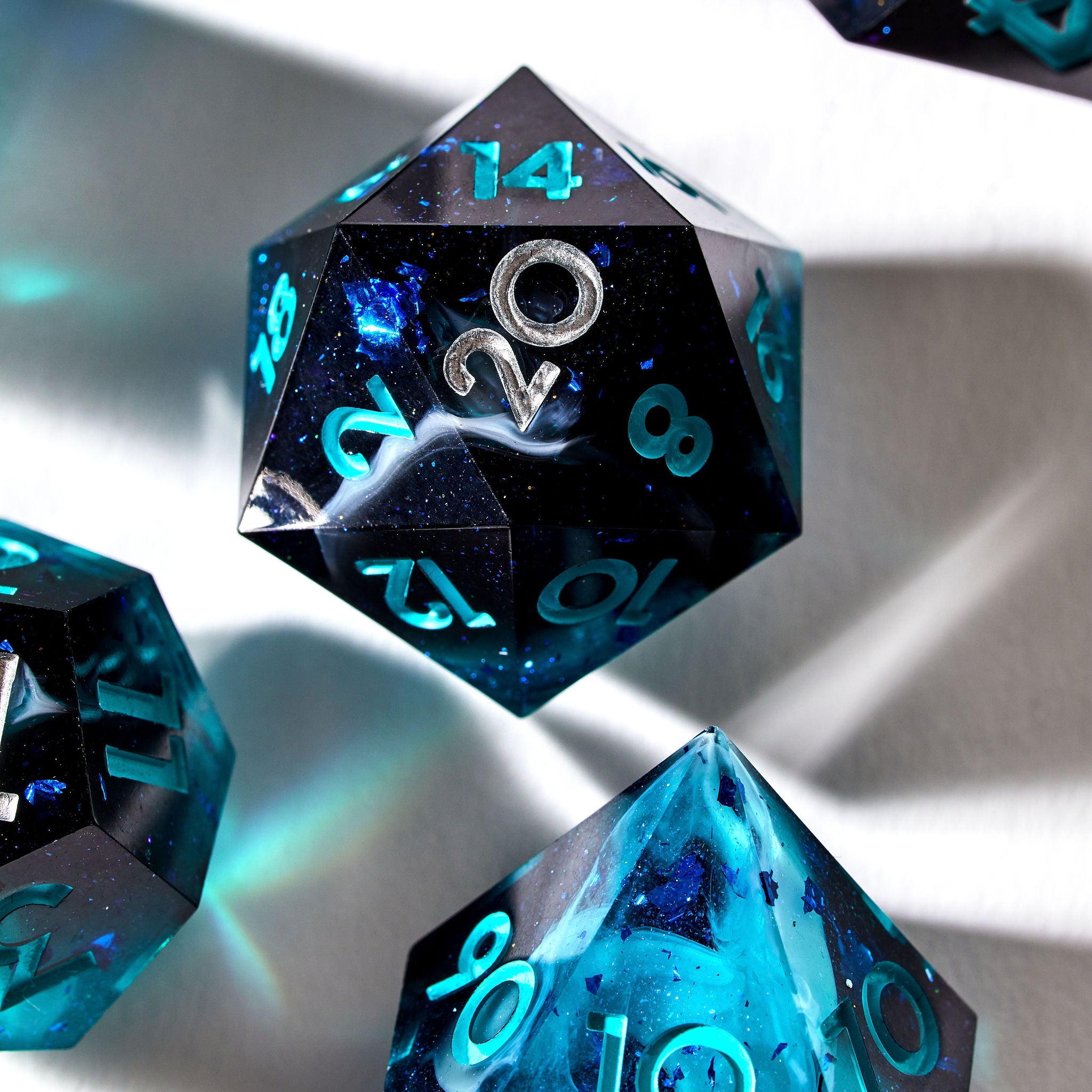 Sleepy Hollow 7-Piece Polyhedral Dice Set - Dispel Dice - Premium DnD Dice & Accessories # #