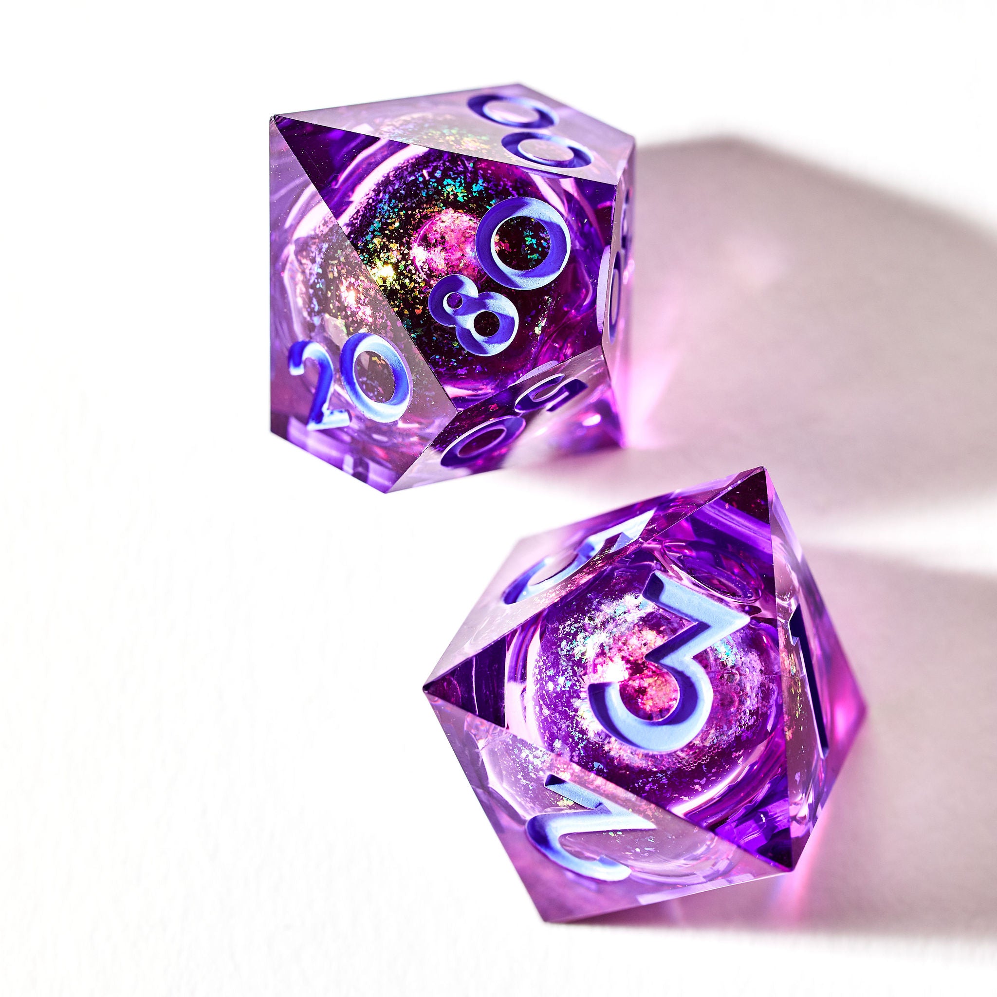 Questionable Potions 7-Piece Liquid Core Dice Set - Dispel Dice - Premium DnD Dice & Accessories # #