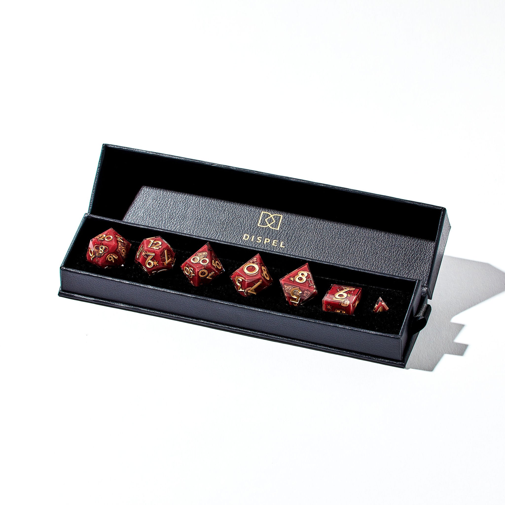 Eldritch Grimoire 7-Piece Iconic Set - Dispel Dice - Premium DnD Dice & Accessories # #