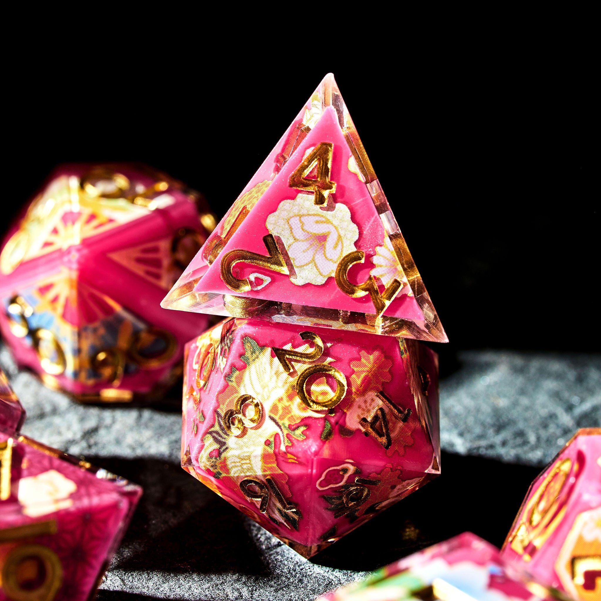 Reflections 7-Piece Iconic Set - Dispel Dice - Premium DnD Dice & Accessories # #