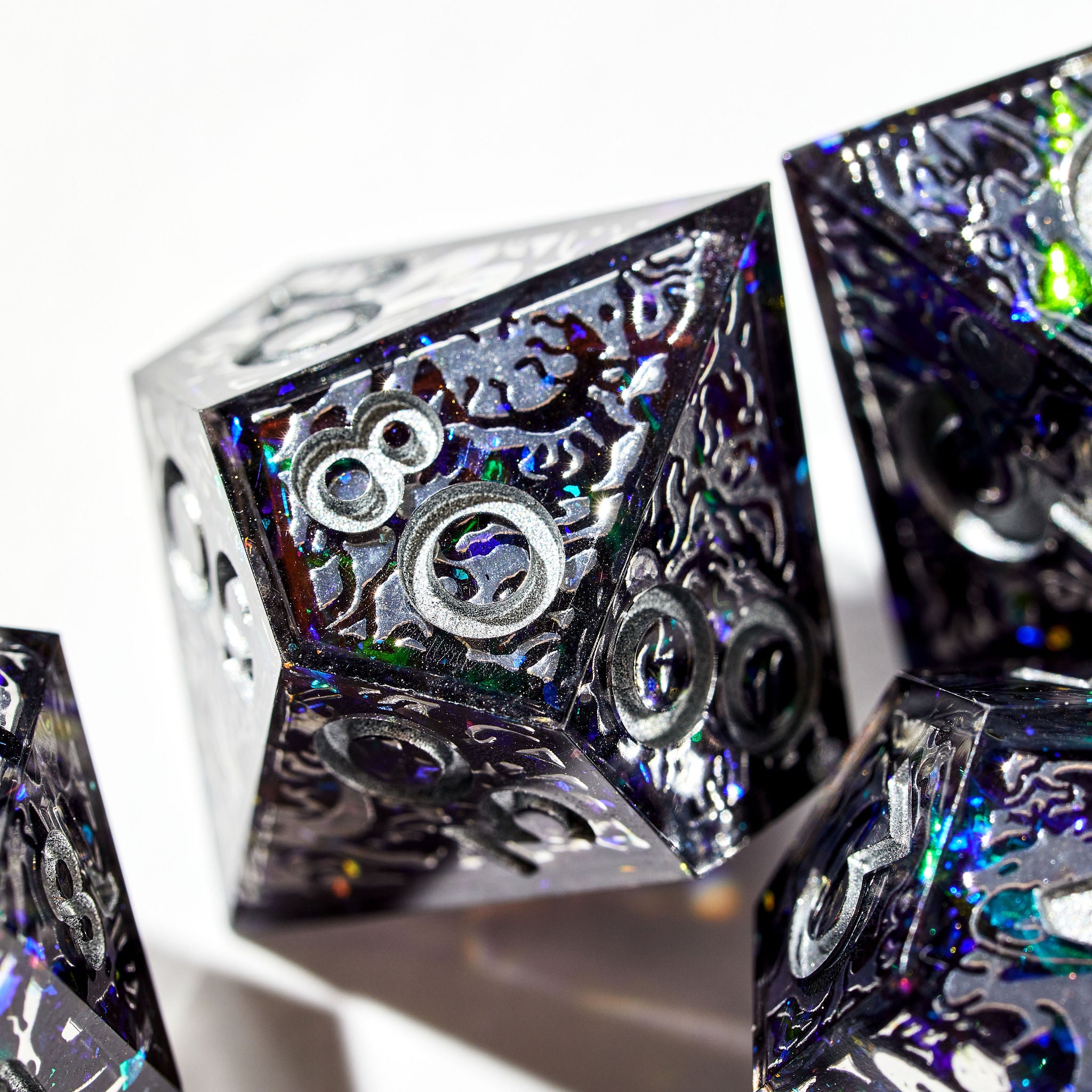 Year of the Dragon Iconic 7-Piece Dice Set - Dispel Dice - Premium DnD Dice & Accessories # #