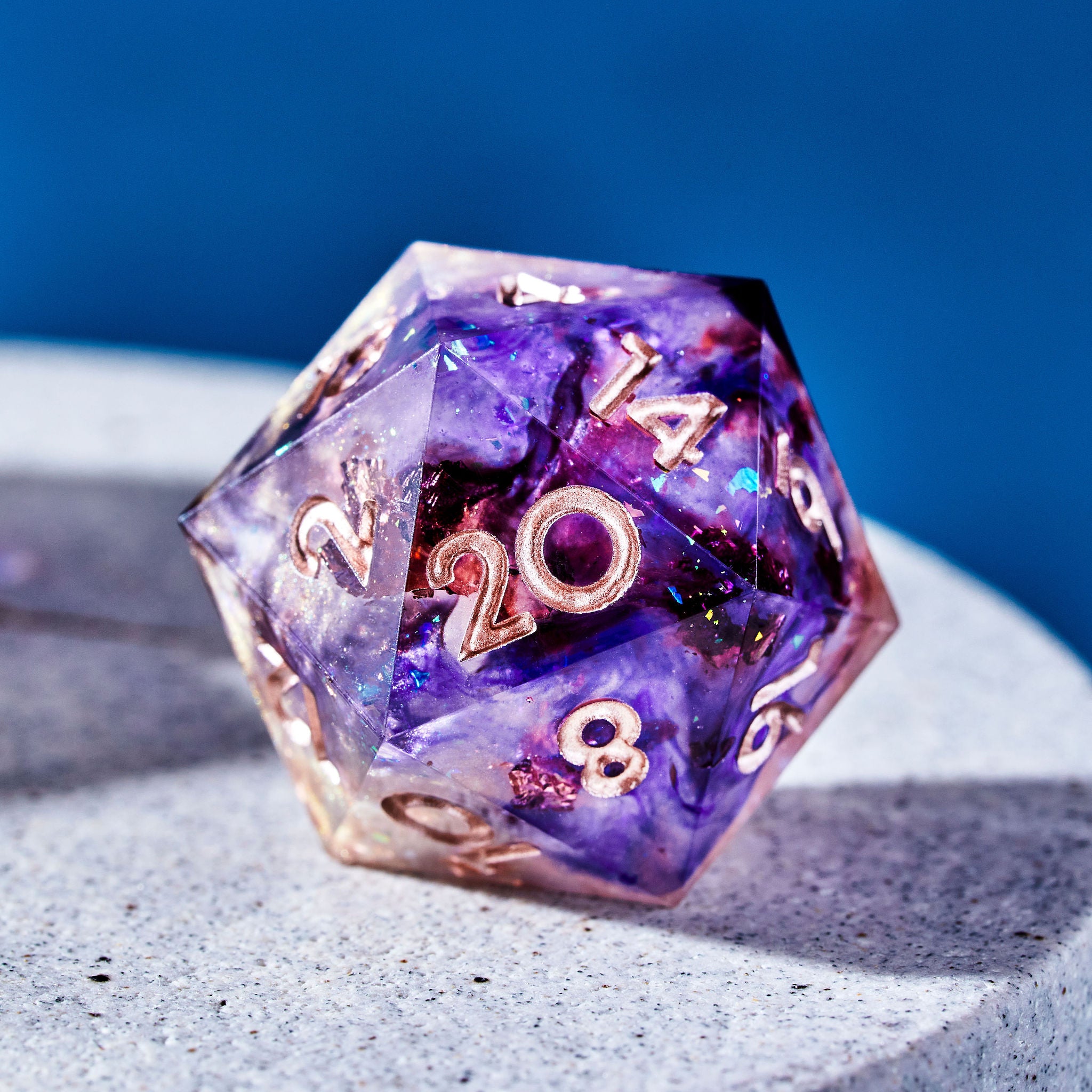 Crystal Rift 7-Piece Polyhedral Dice Set - Dispel Dice - Premium DnD Dice & Accessories # #