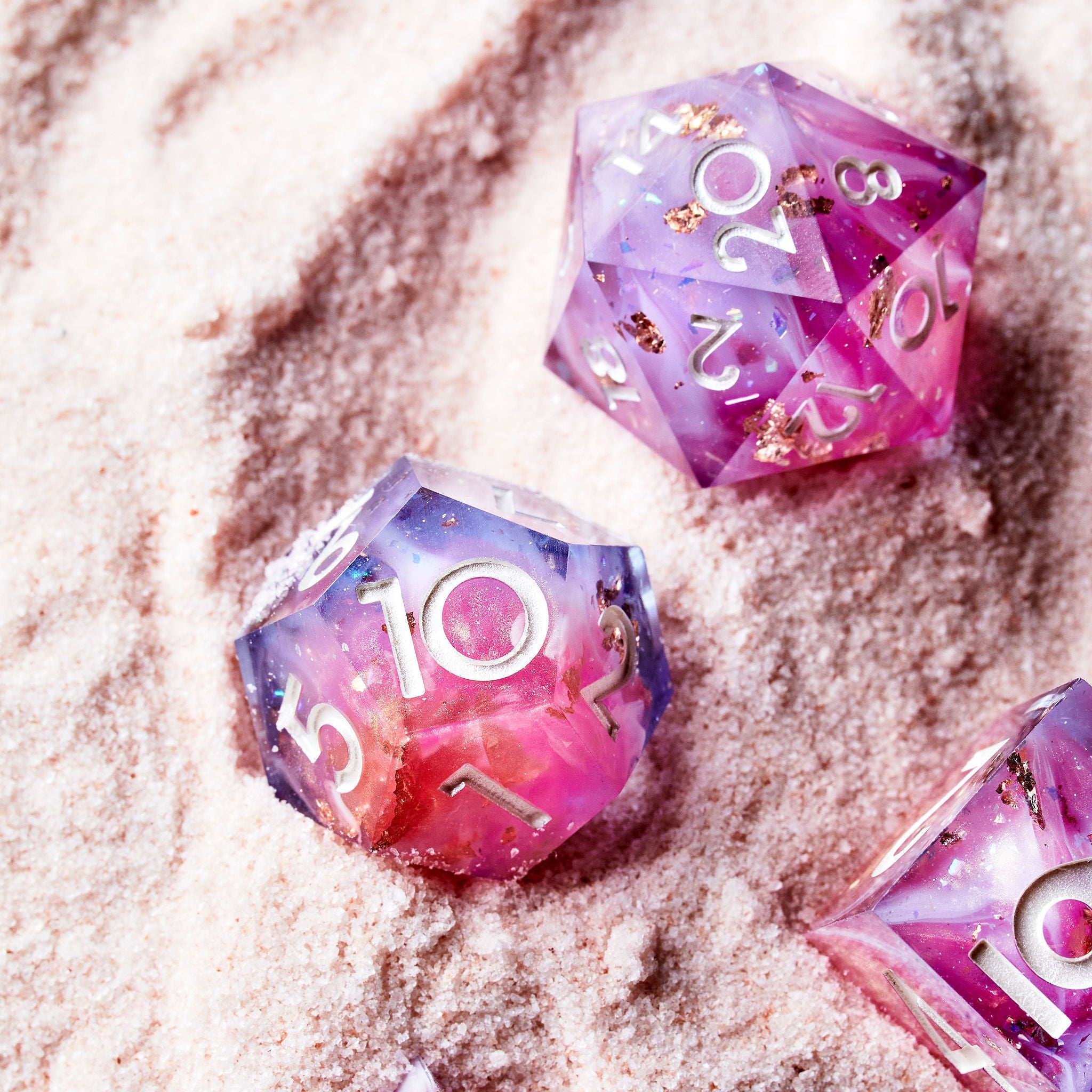 Infatuation 7-Piece Polyhedral Dice Set - Dispel Dice - Premium DnD Dice & Accessories # #