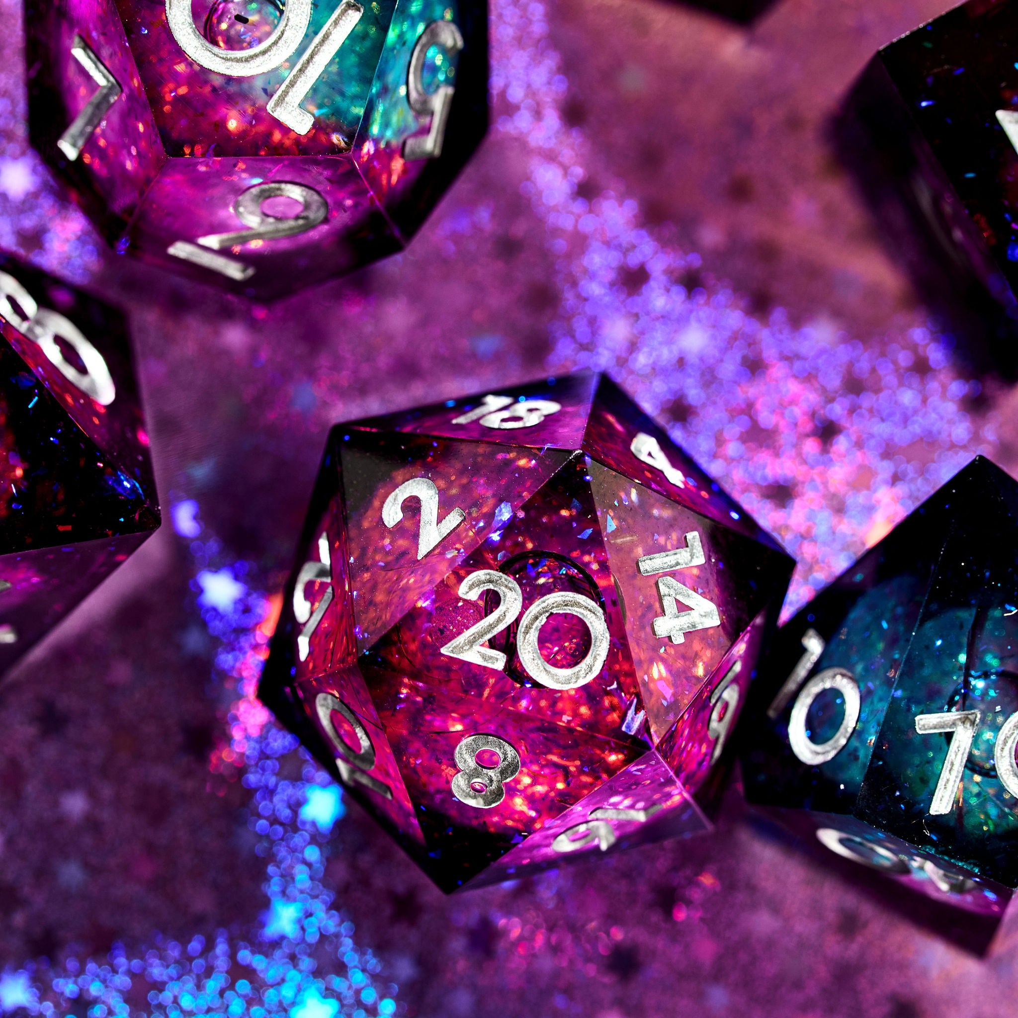 OTP 7-Piece Liquid Core Dice Set - Dispel Dice - Premium DnD Dice & Accessories # #