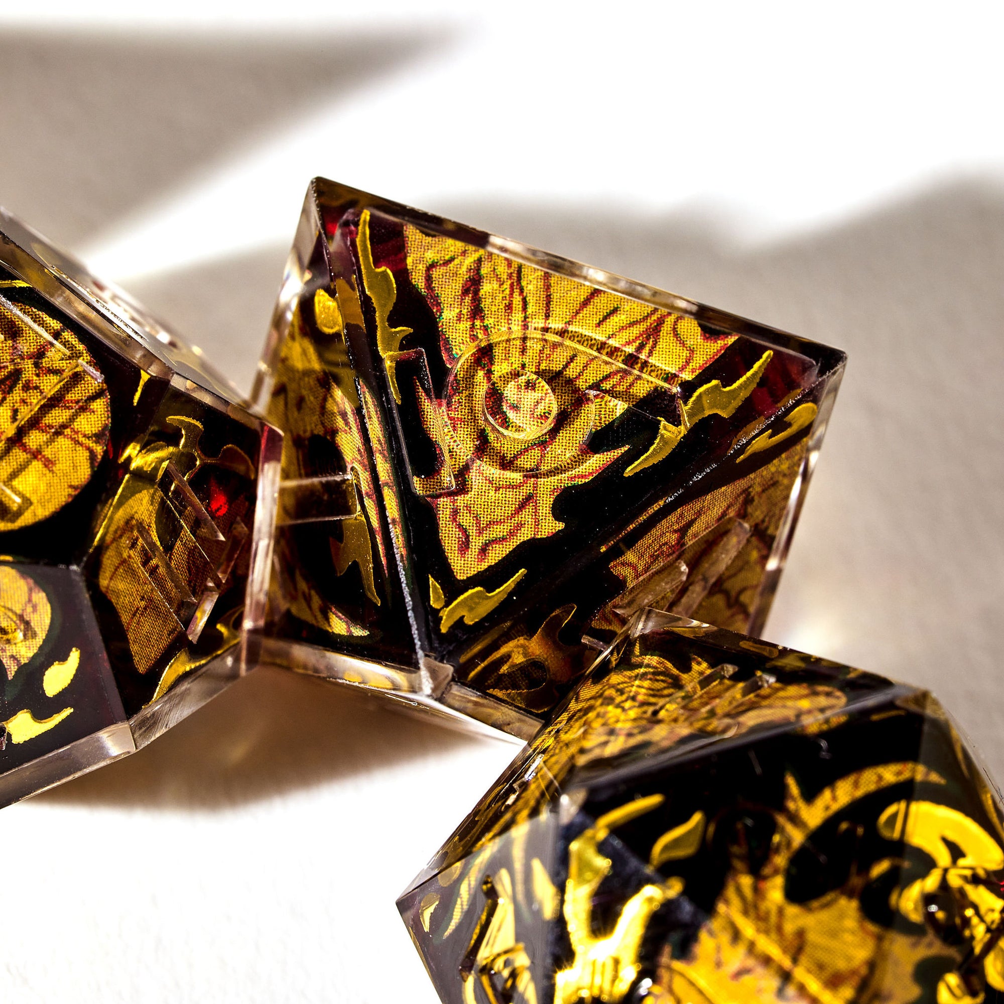 Quest's End x Dispel "Dragon Bones" 7-Piece Iconic Dice Set - Dispel Dice - Premium DnD Dice & Accessories # #