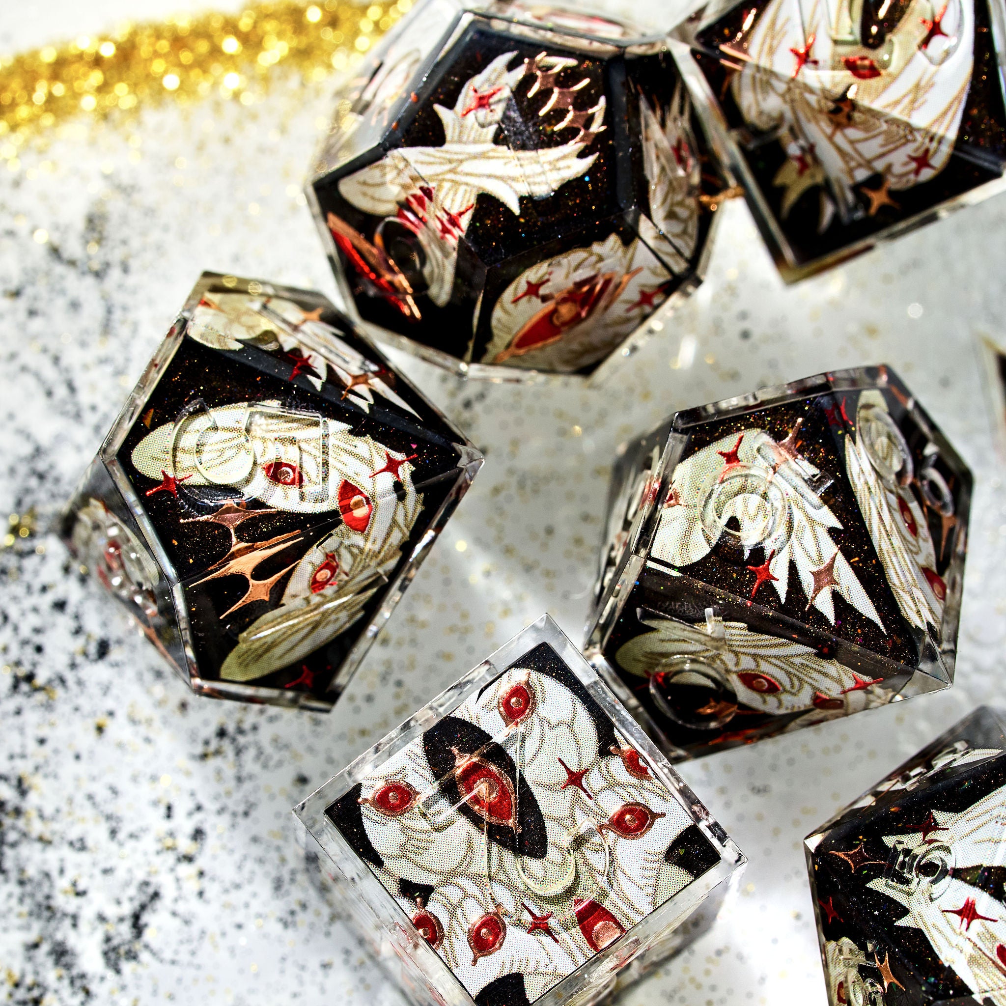 Be Not Afraid 7-Piece Iconic Dice Set - Dispel Dice - Premium DnD Dice & Accessories # #