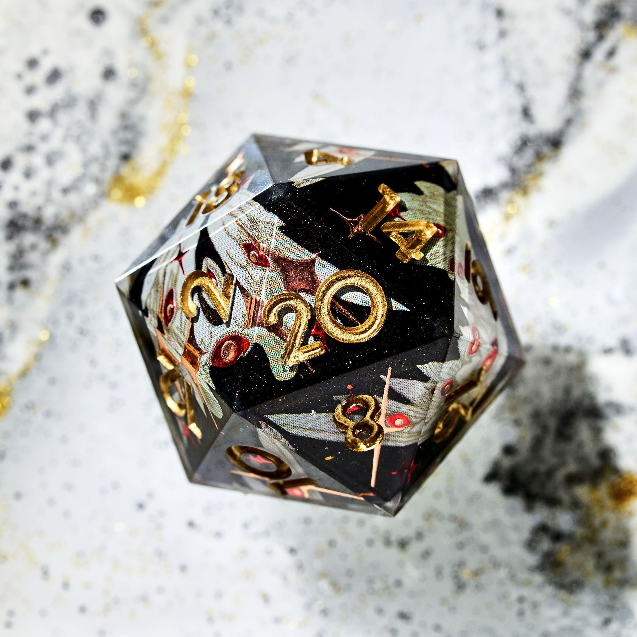 Be Not Afraid 7-Piece Iconic Dice Set - Dispel Dice - Premium DnD Dice & Accessories # #