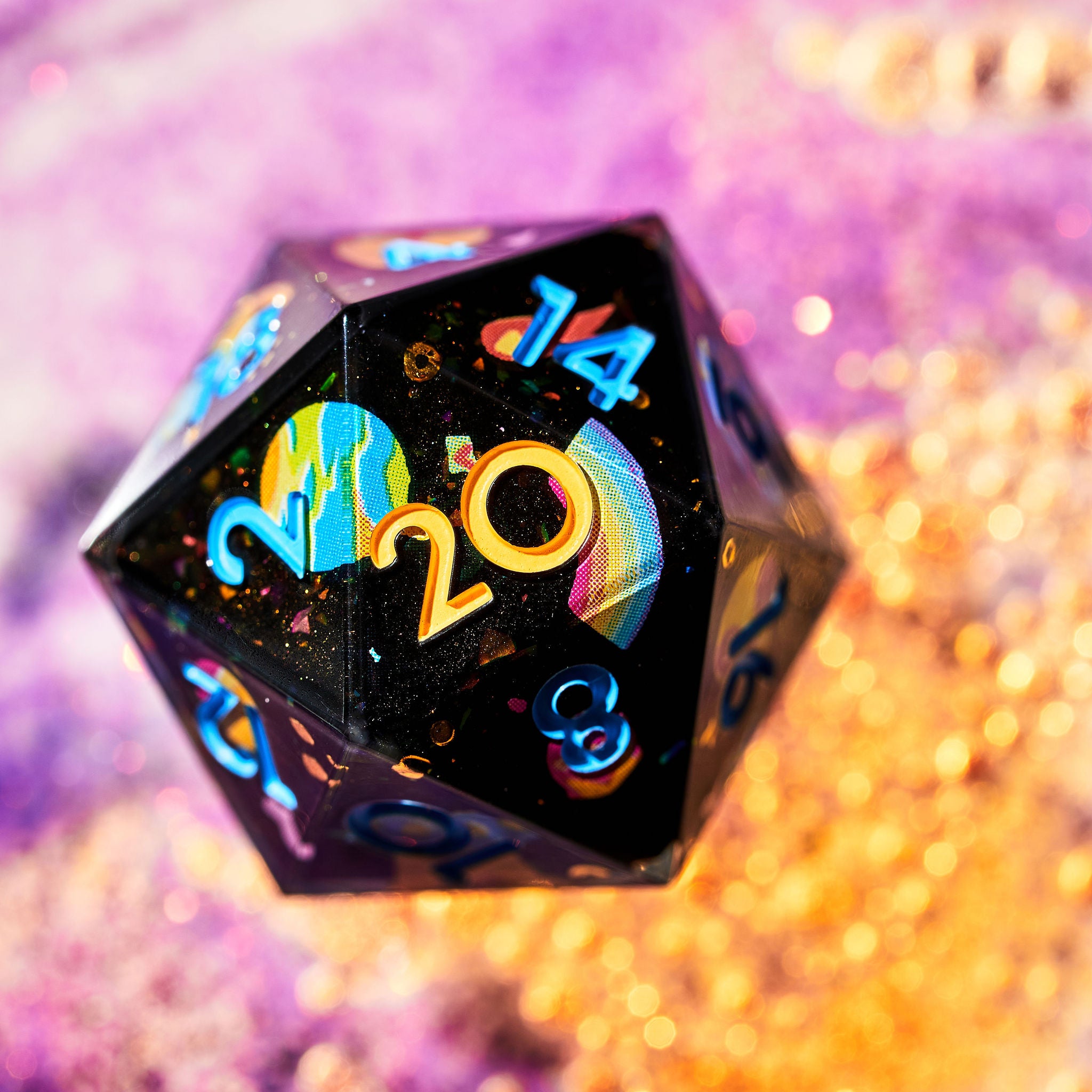 Alien Love Iconic 7-Piece Dice Set - Dispel Dice - Premium DnD Dice & Accessories # #