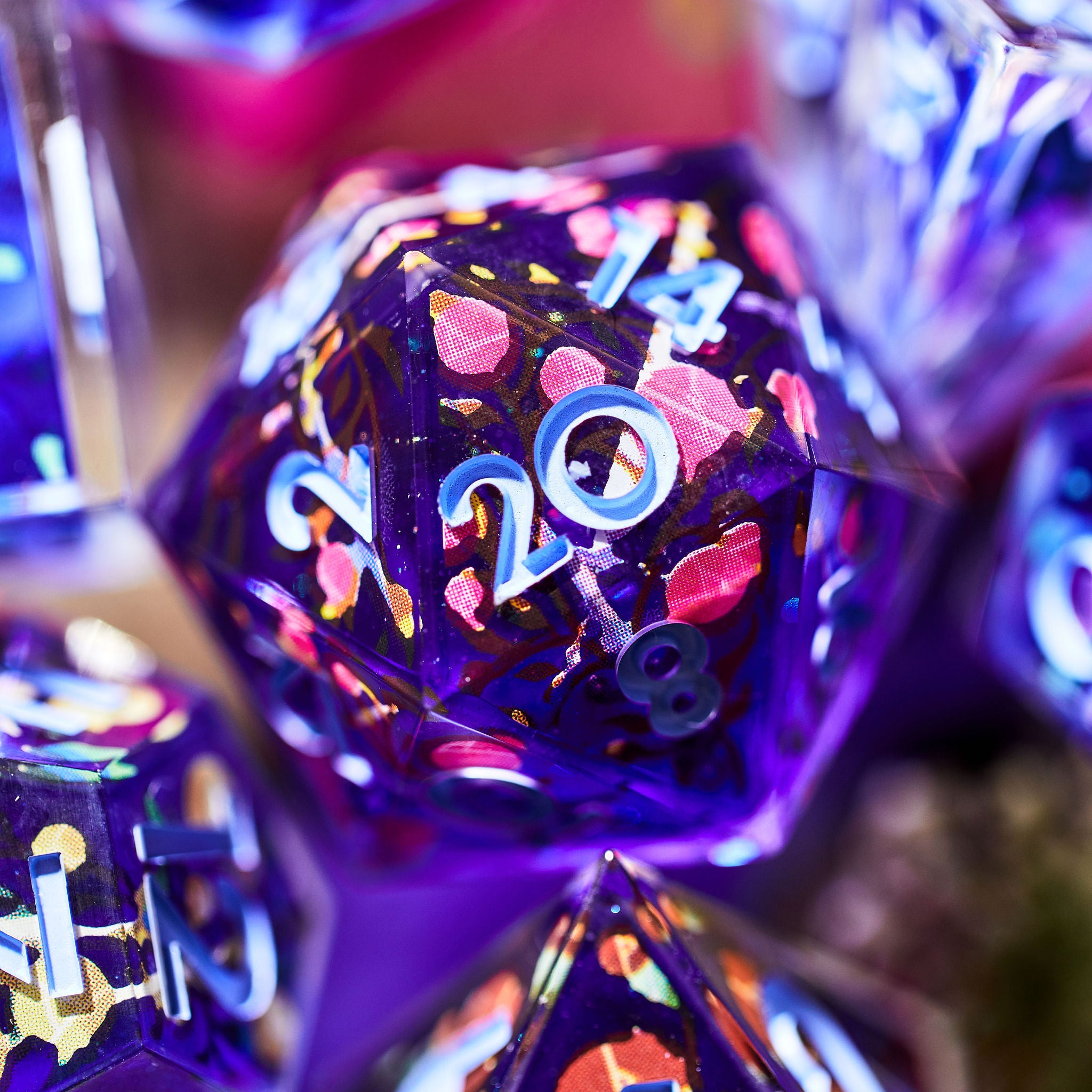 Garden of Swords Iconic 7-Piece Dice Set - Dispel Dice - Premium DnD Dice & Accessories # #