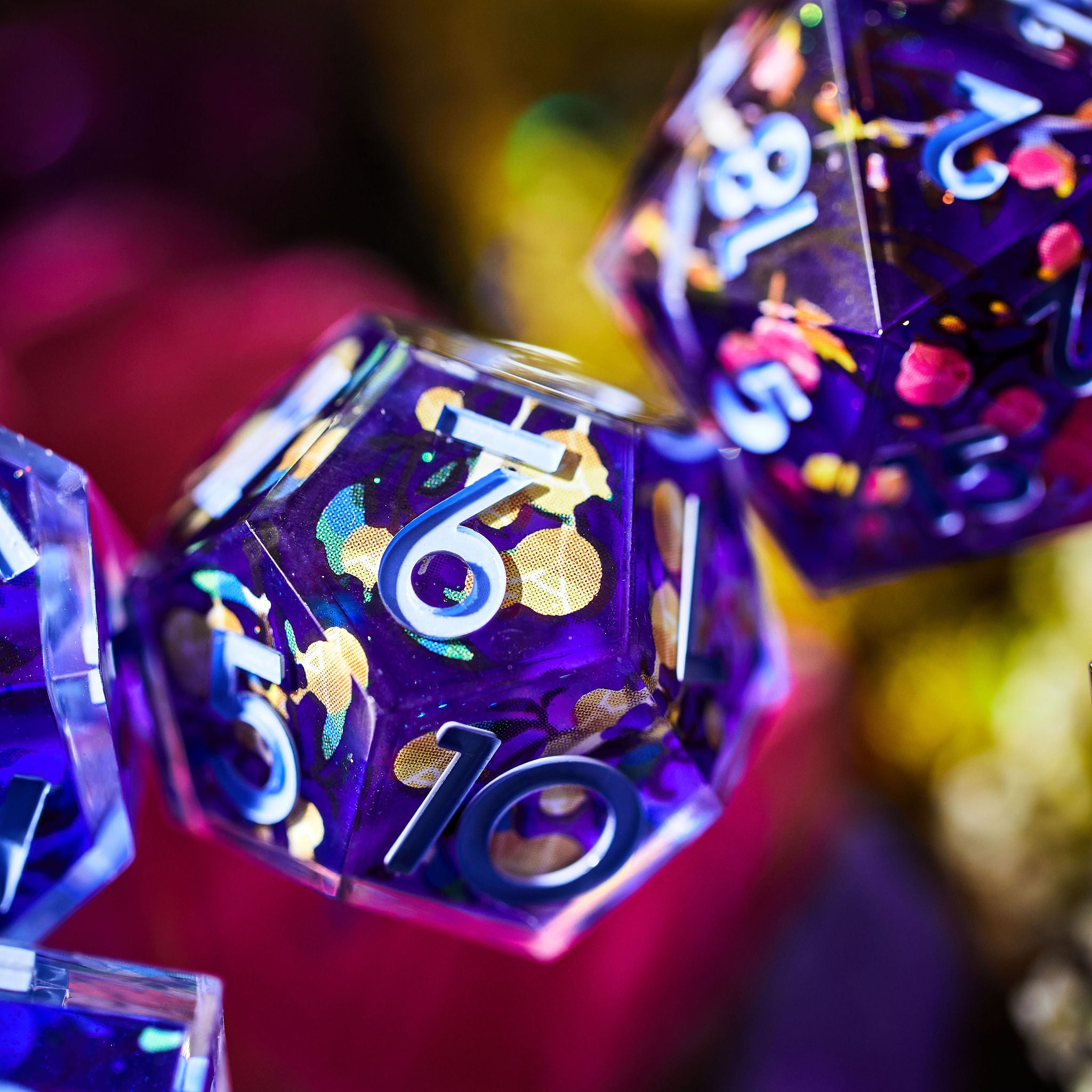 Garden of Swords Iconic 7-Piece Dice Set - Dispel Dice - Premium DnD Dice & Accessories # #