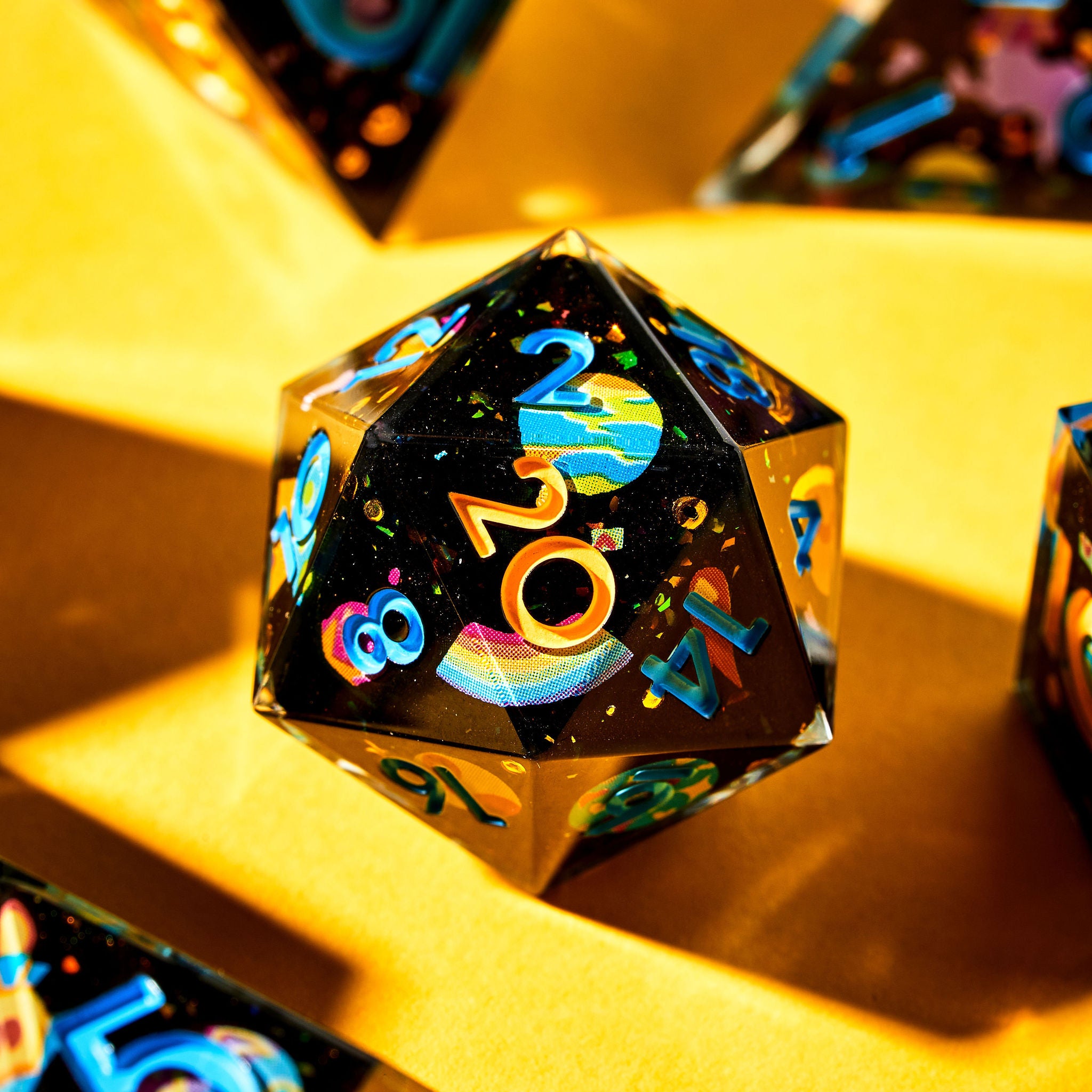 Alien Love Iconic 7-Piece Dice Set - Dispel Dice - Premium DnD Dice & Accessories # #
