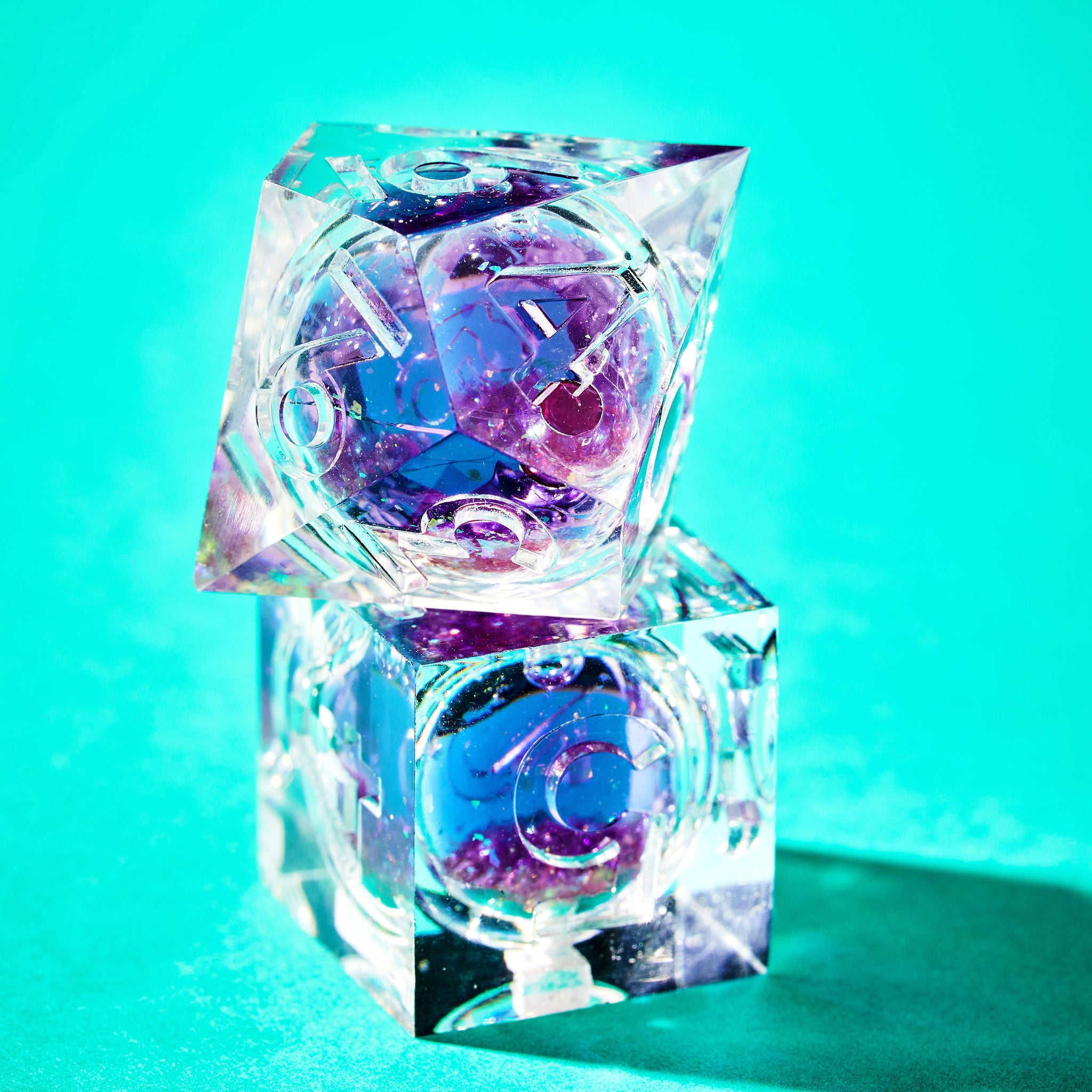 Situationship 7-Piece Liquid Core Set - Dispel Dice - Premium DnD Dice & Accessories # #