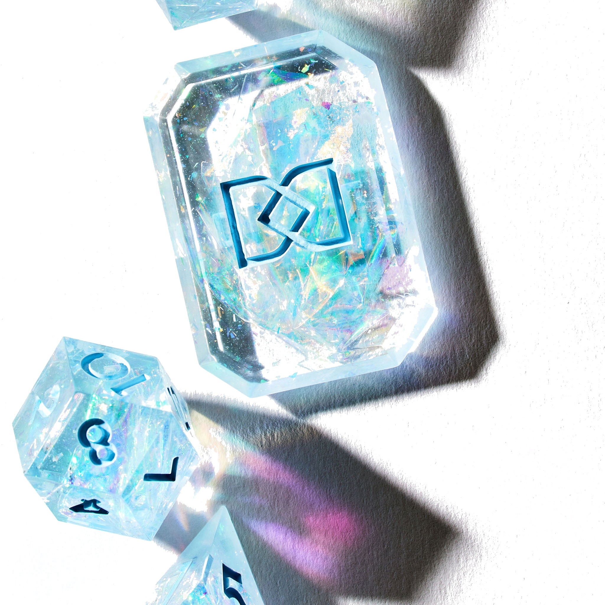 Girl's Best Friend 7-Piece Jewel Shape Dice Set