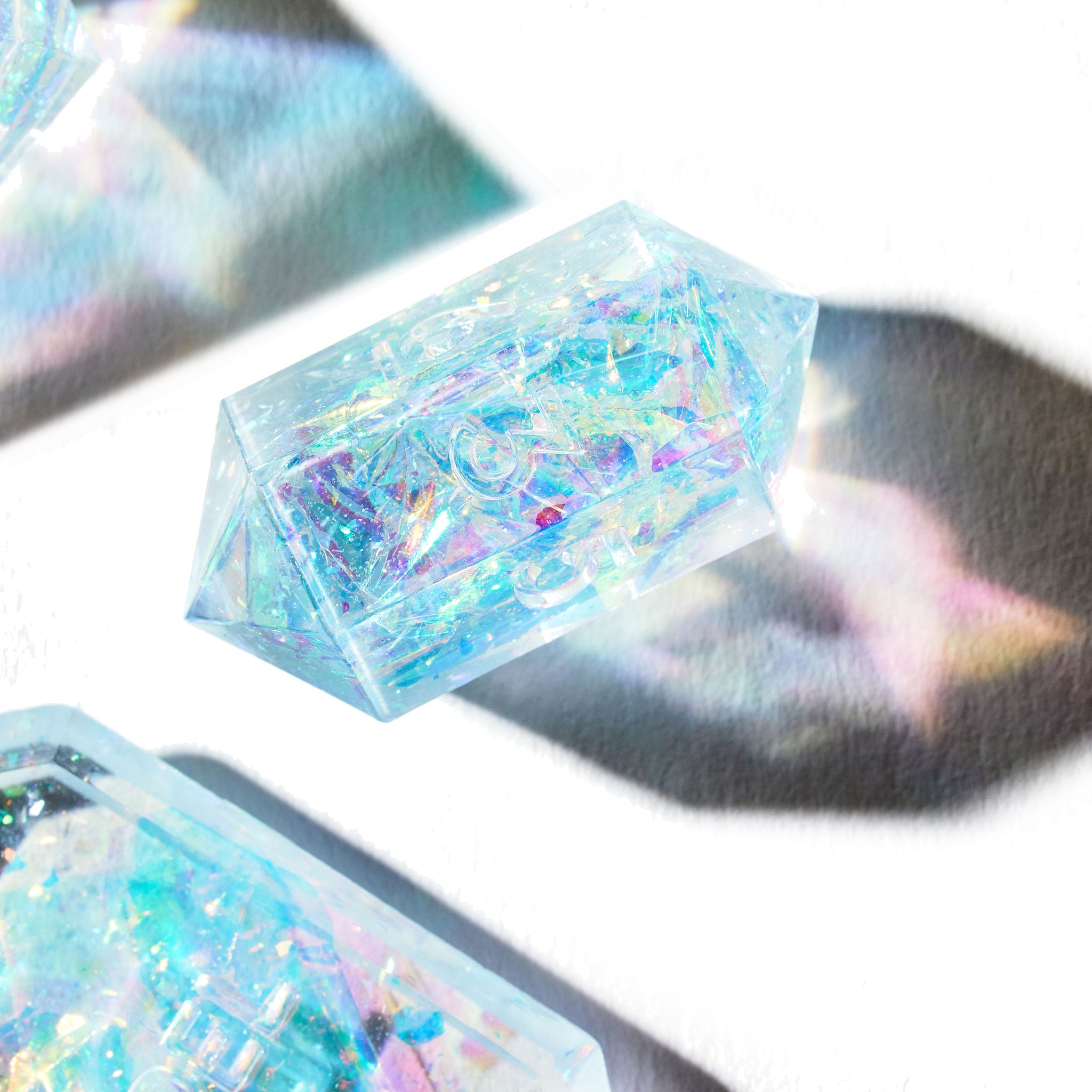 Girl's Best Friend 7-Piece Jewel Shape Dice Set - Dispel Dice - Premium DnD Dice & Accessories # #