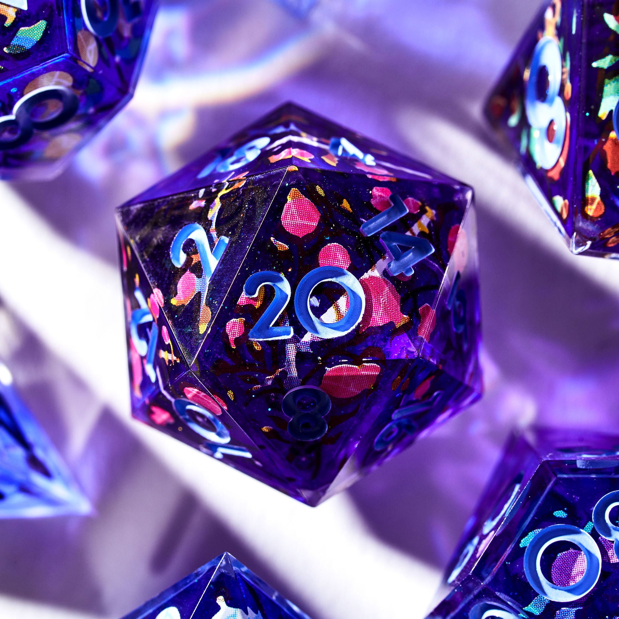 Garden of Swords Iconic 7-Piece Dice Set - Dispel Dice - Premium DnD Dice & Accessories # #