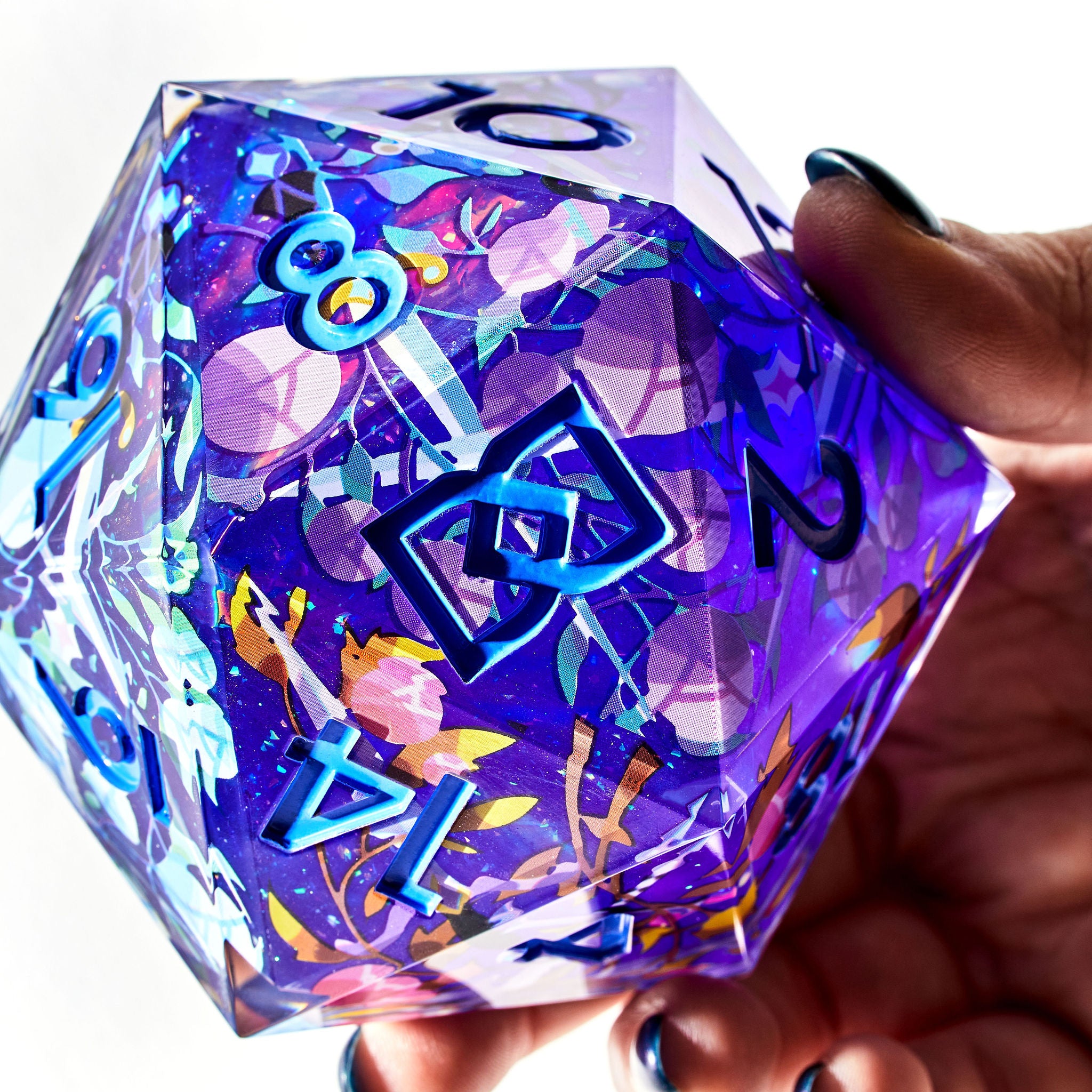Garden of Swords 95mm Iconic D20 CHONK - Dispel Dice - Premium DnD Dice & Accessories # #