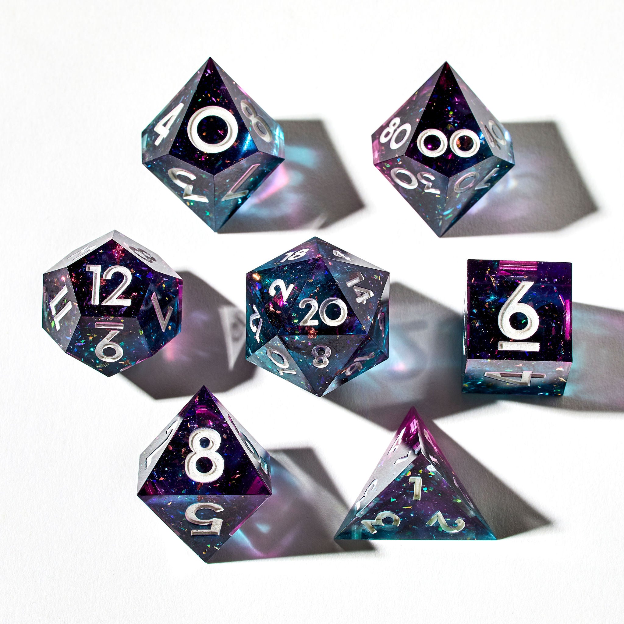 Synthetic Dreams 7-Piece Polyhedral Dice Set