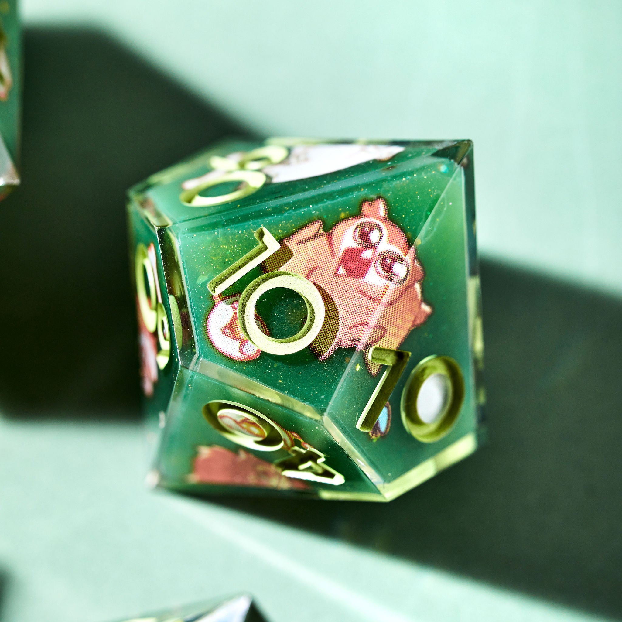 Bear Owl 7-Piece Iconic Set - Dispel Dice - Premium DnD Dice & Accessories # #
