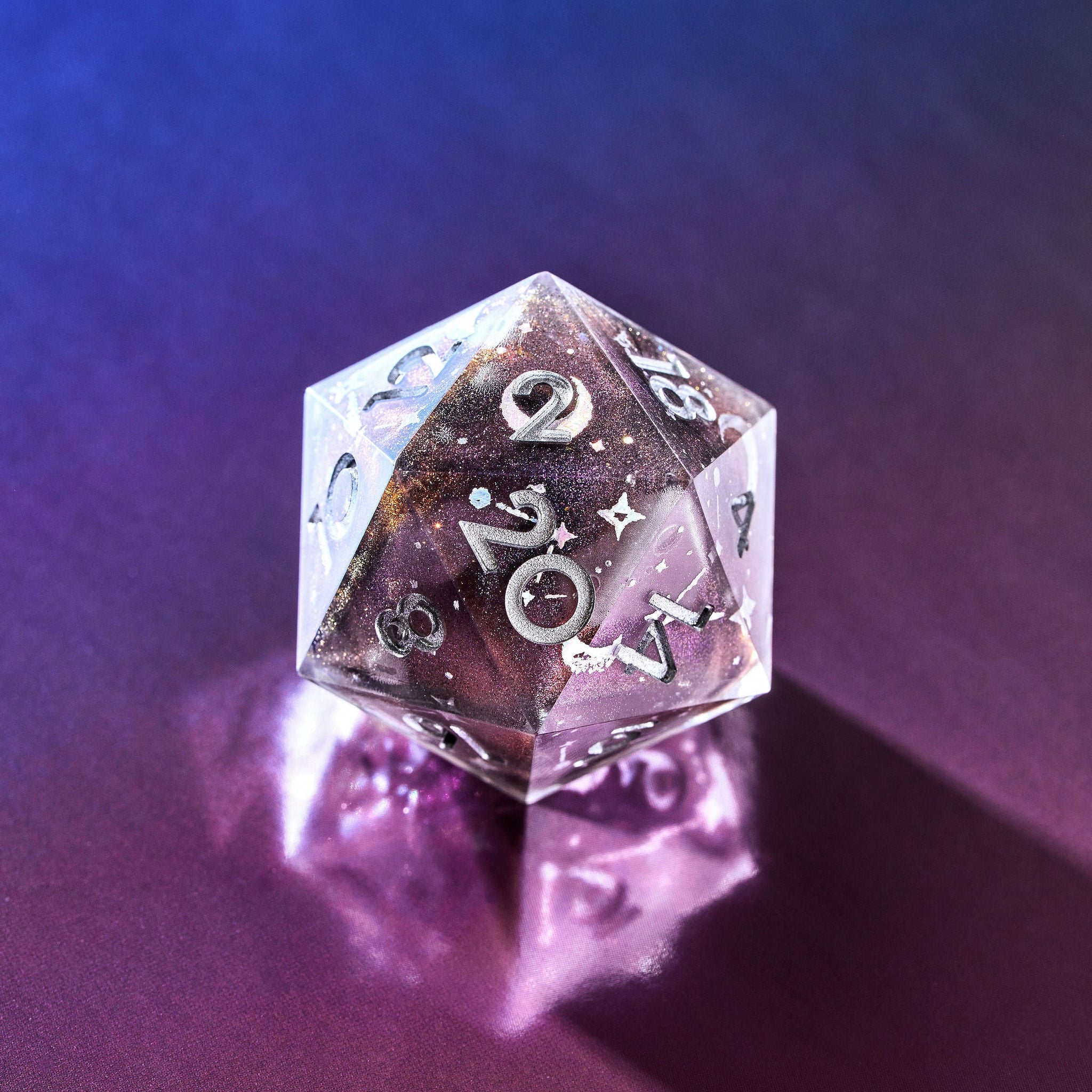 Celestial Sphere 7-Piece Polyhedral Dice Set - Dispel Dice - Premium DnD Dice & Accessories