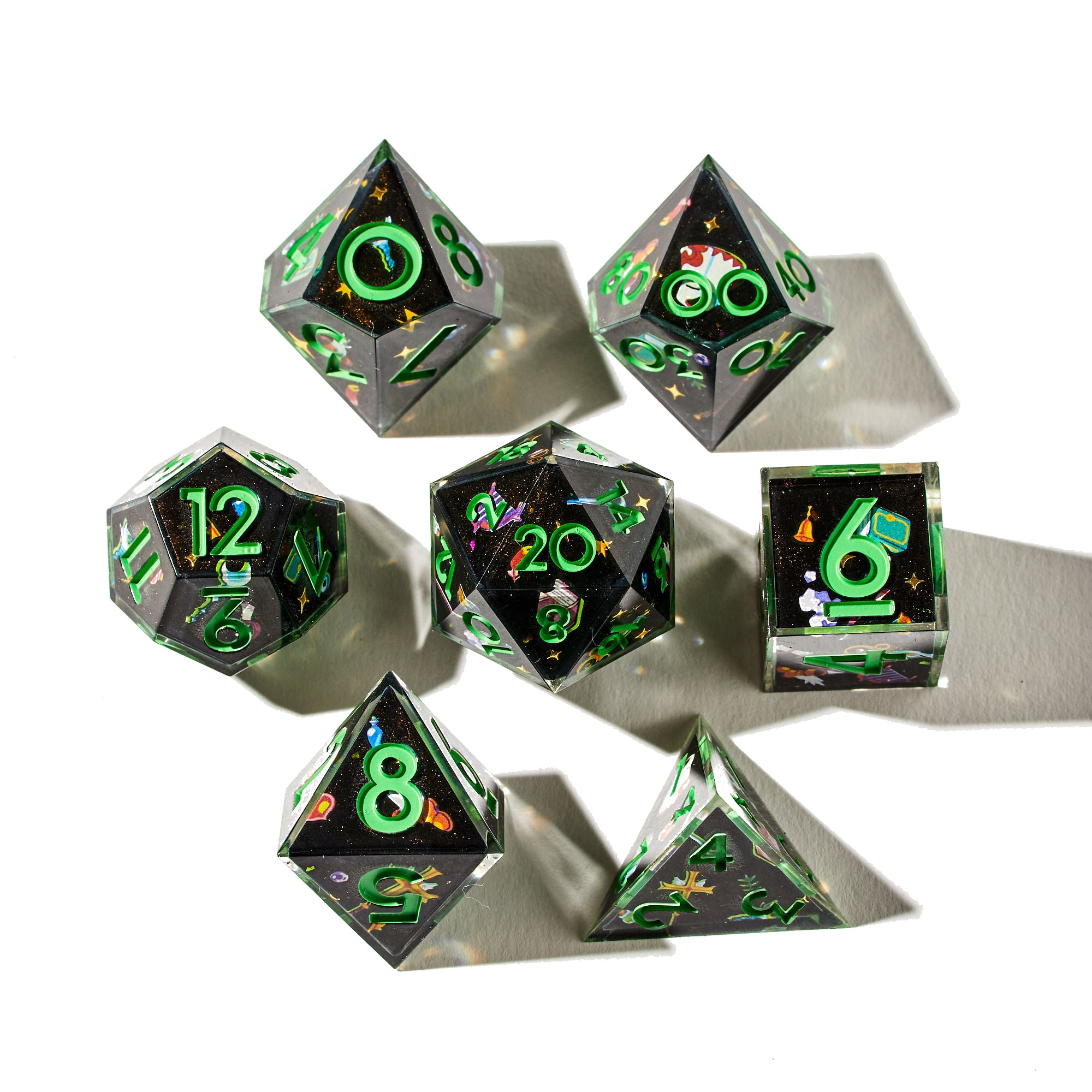 "Healer" RPG-inspired Iconic 7-Piece Dice Set