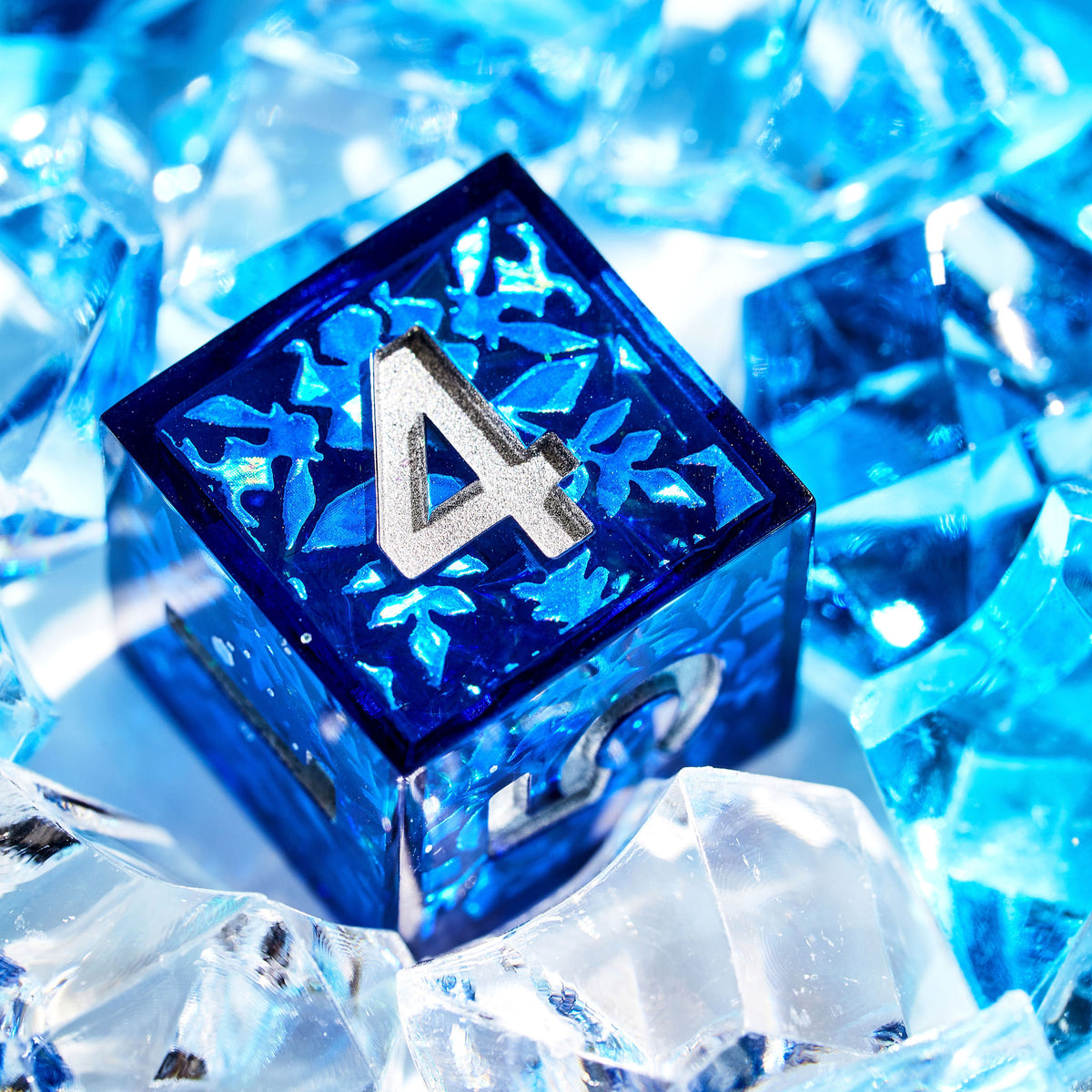 Snowflake Sonata Iconic 7-Piece Dice Set - Dispel Dice - Premium DnD Dice & Accessories