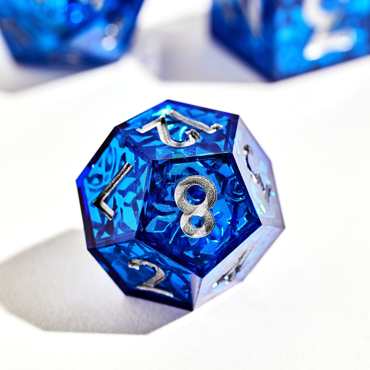 Snowflake Sonata Iconic 7-Piece Dice Set - Dispel Dice - Premium DnD Dice & Accessories