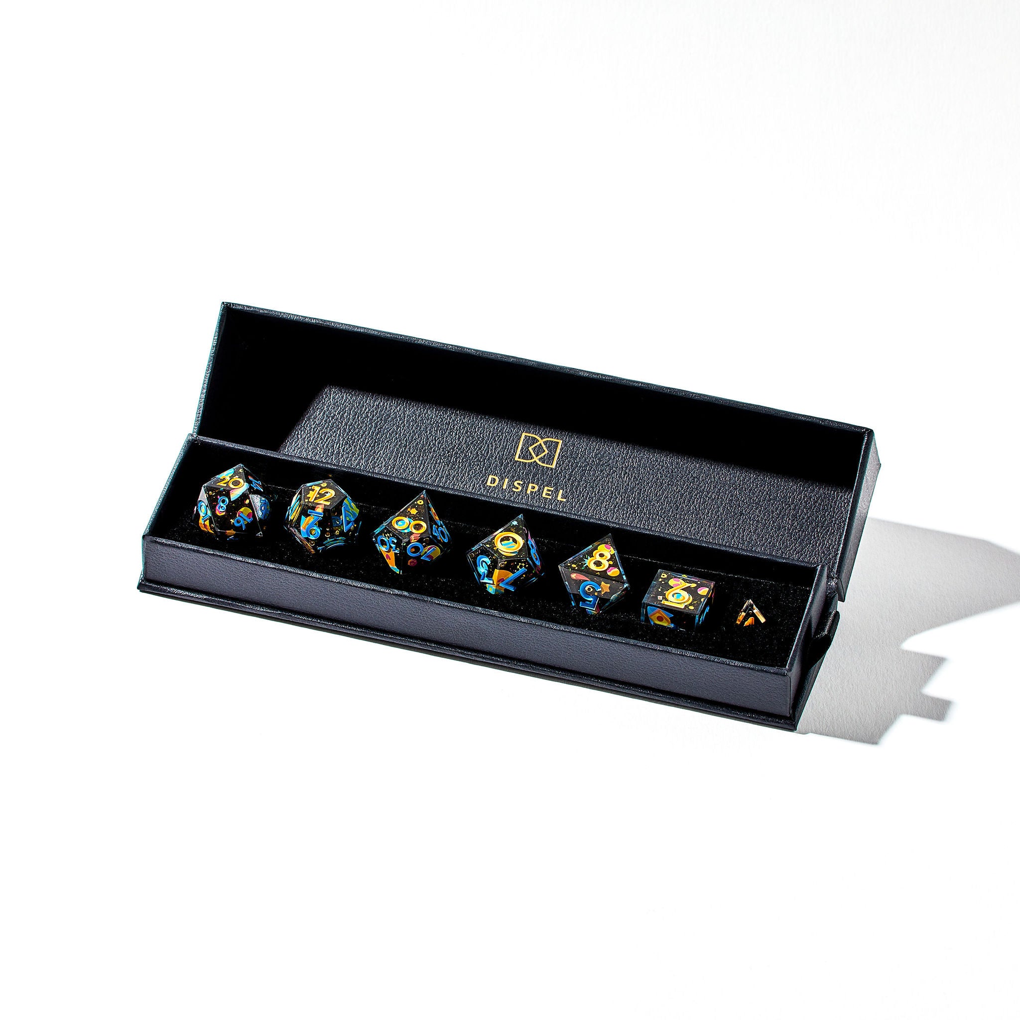 Alien Love Iconic 7-Piece Dice Set - Dispel Dice - Premium DnD Dice & Accessories # #