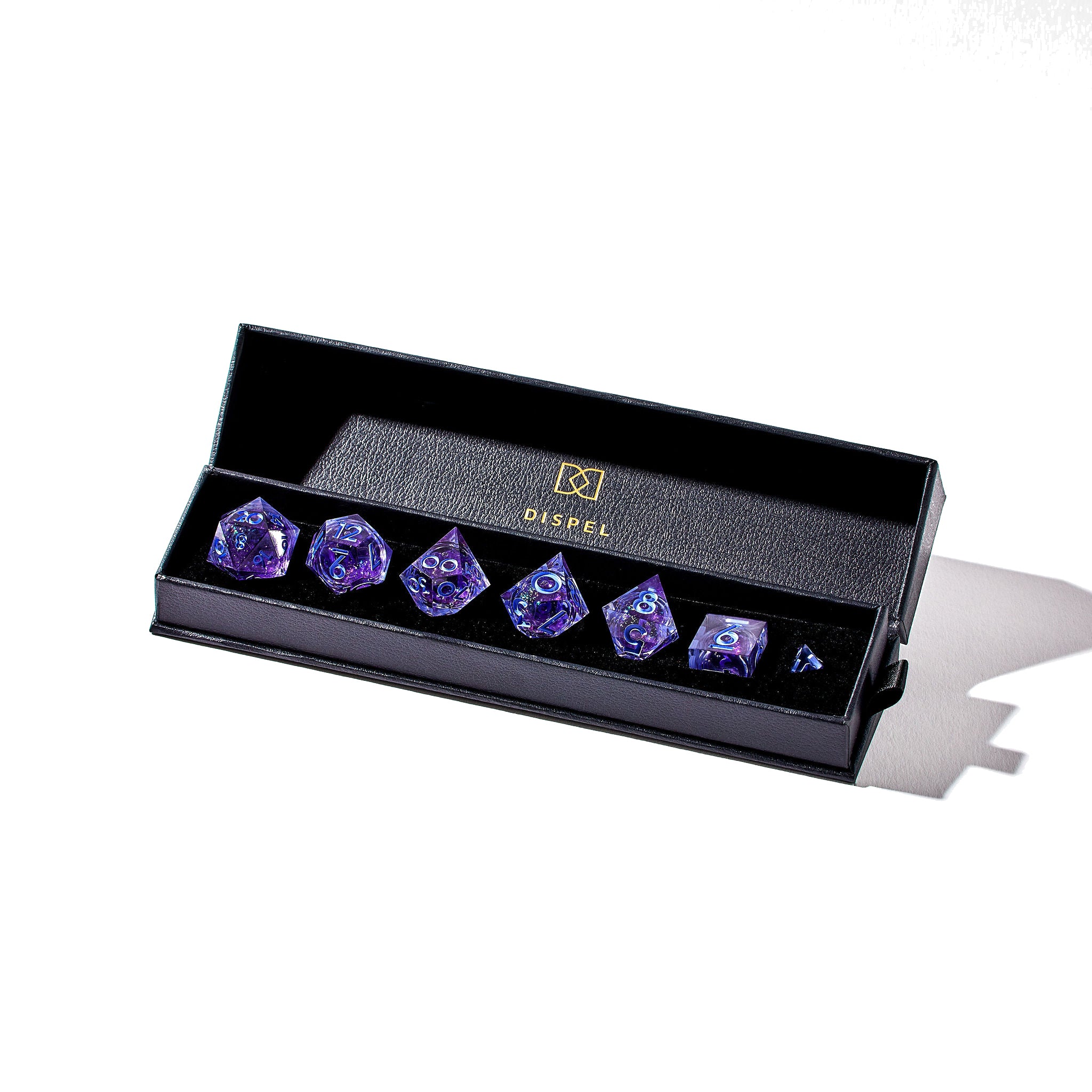 Situationship 7-Piece Liquid Core Set - Dispel Dice - Premium DnD Dice & Accessories # #