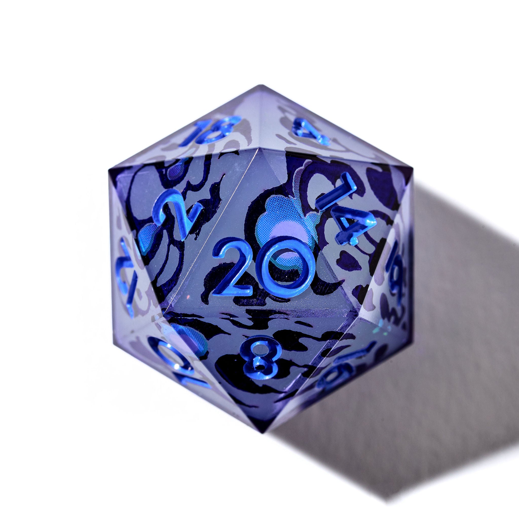 Will-O-Wisps 7-Piece Glow-in-the-Dark Iconic Dice Set