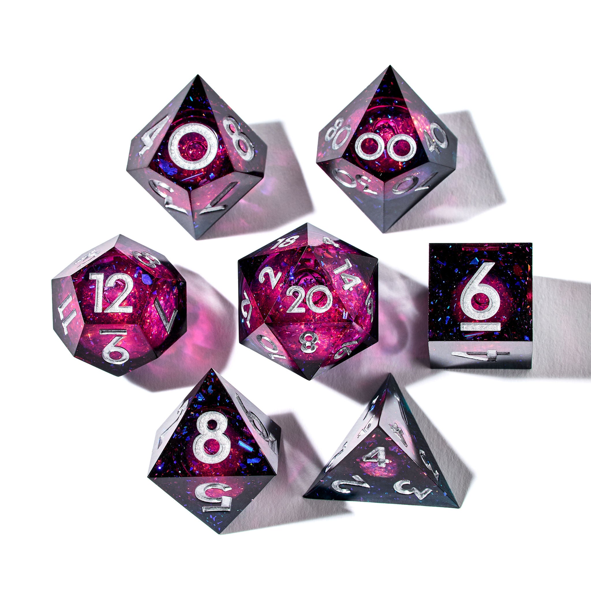 OTP 7-Piece Liquid Core Dice Set
