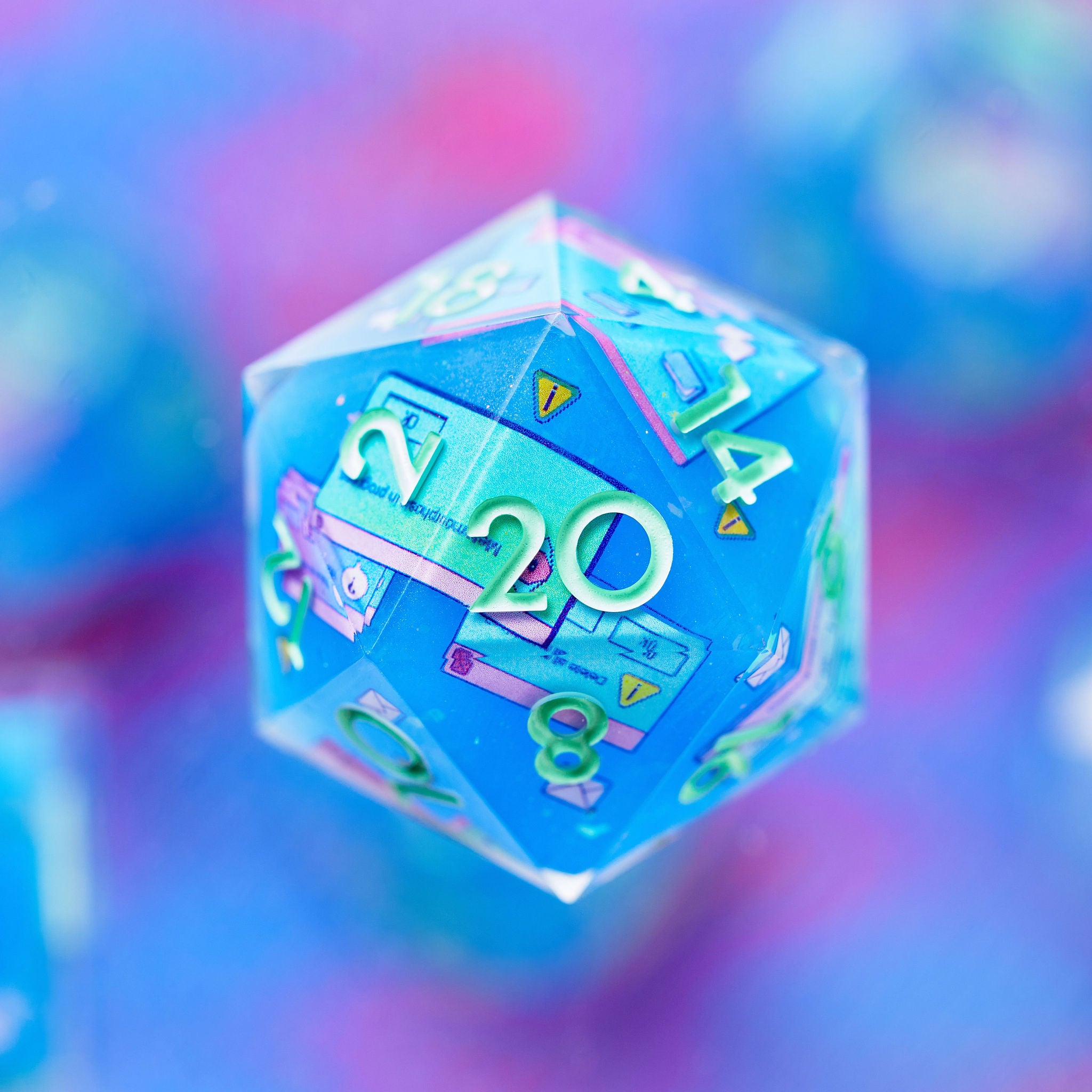 404 Error 7-Piece Iconic Dice Set | Dispel Dice