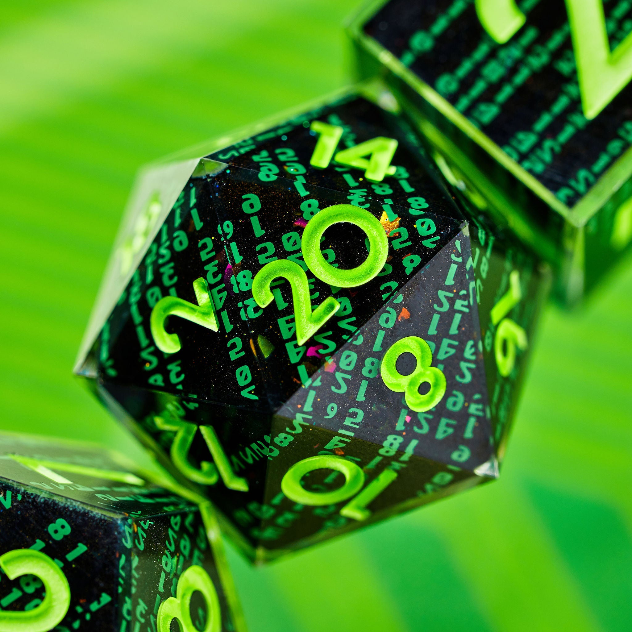 Coderain 7-Piece Iconic Dice Set | Dispel Dice