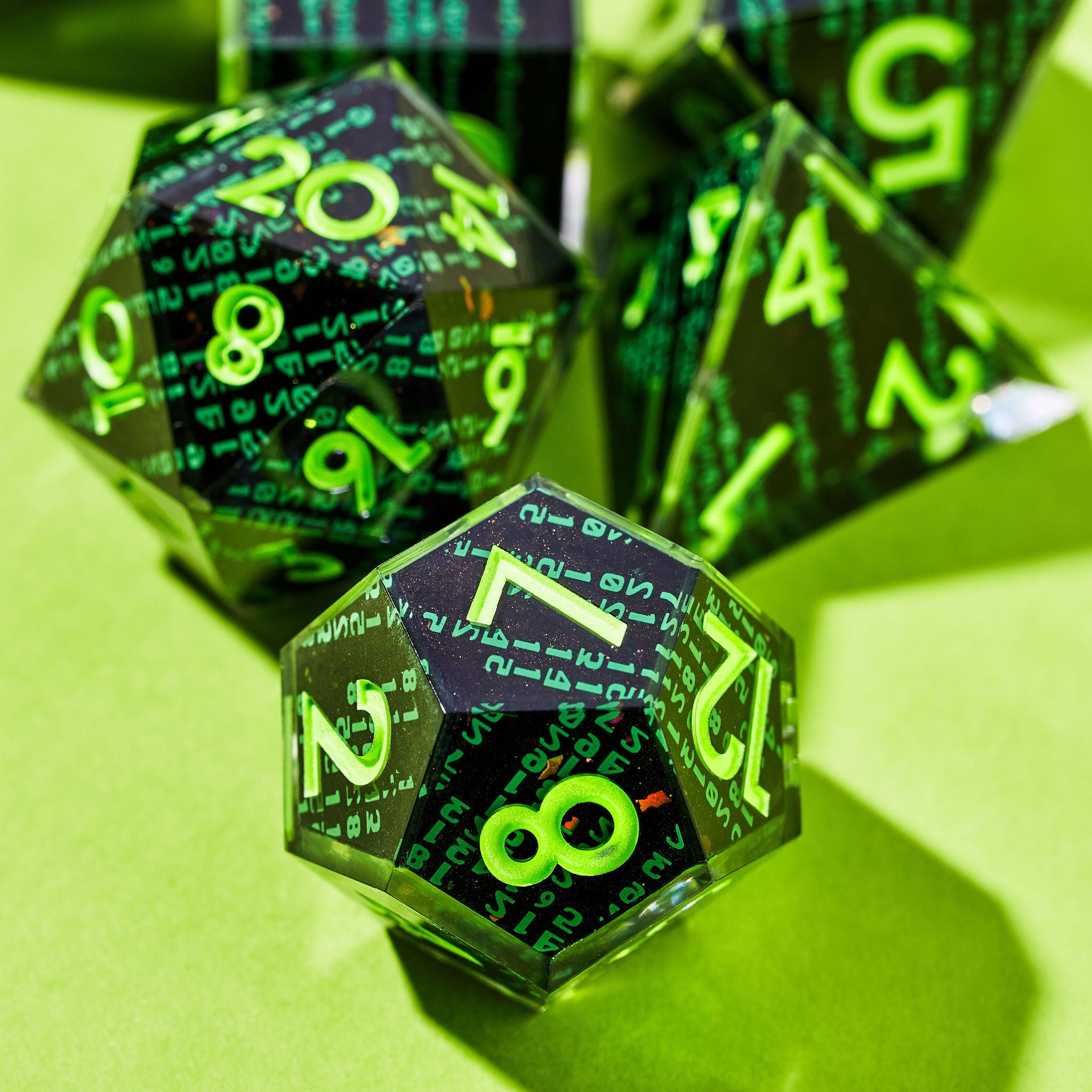 Coderain 7-Piece Iconic Dice Set | Dispel Dice
