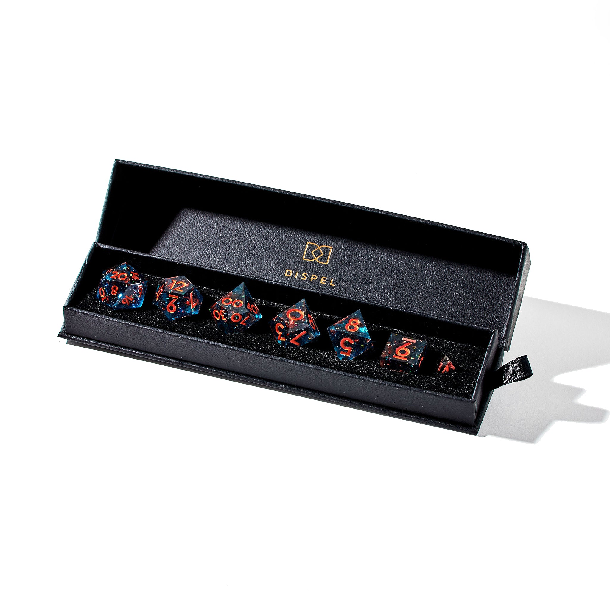 The Shortest Distance 7-Piece Polyhedral Dice Set - Dispel Dice - Premium DnD Dice & Accessories # #