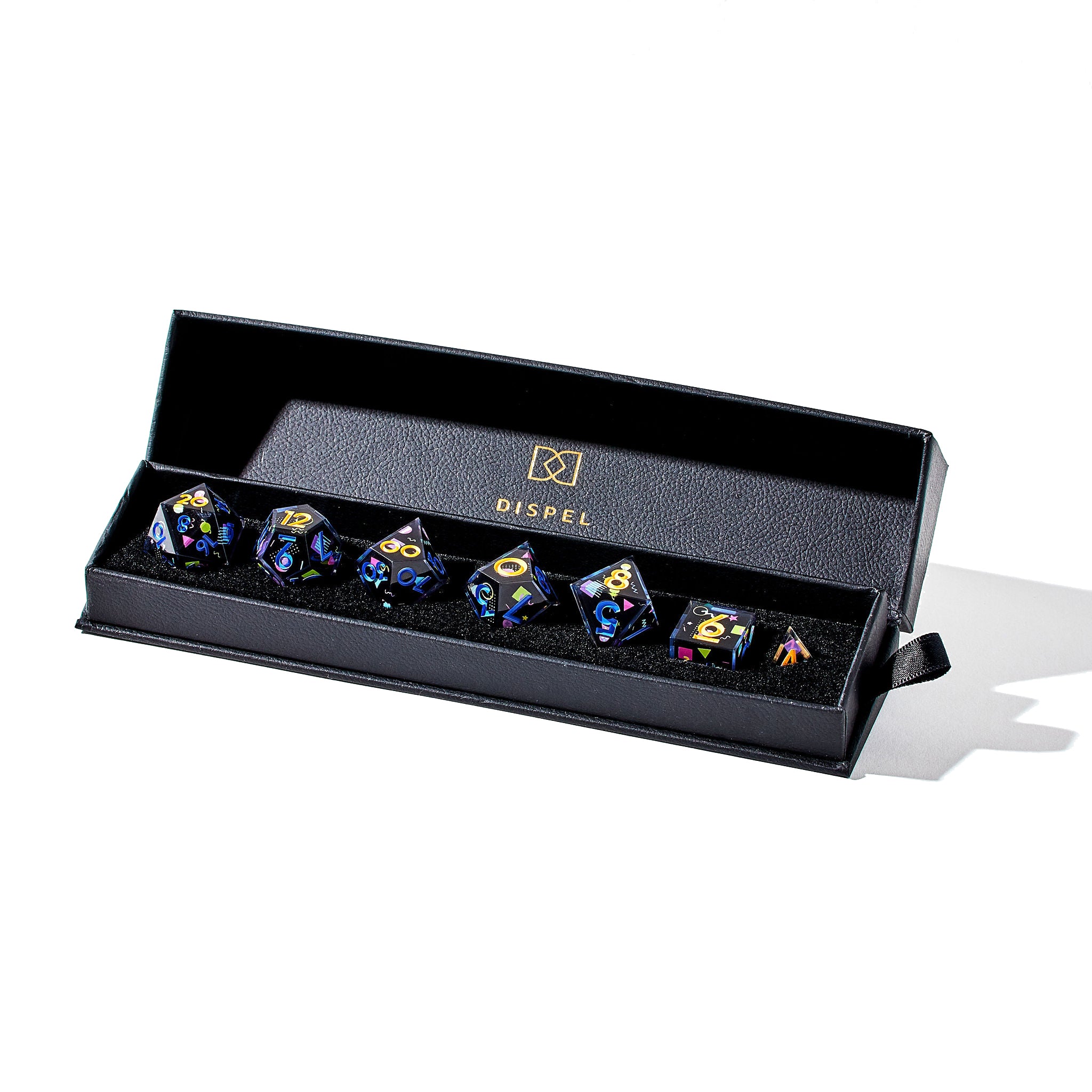 The Power Glove 7-Piece Iconic Dice Set - Dispel Dice - Premium DnD Dice & Accessories # #