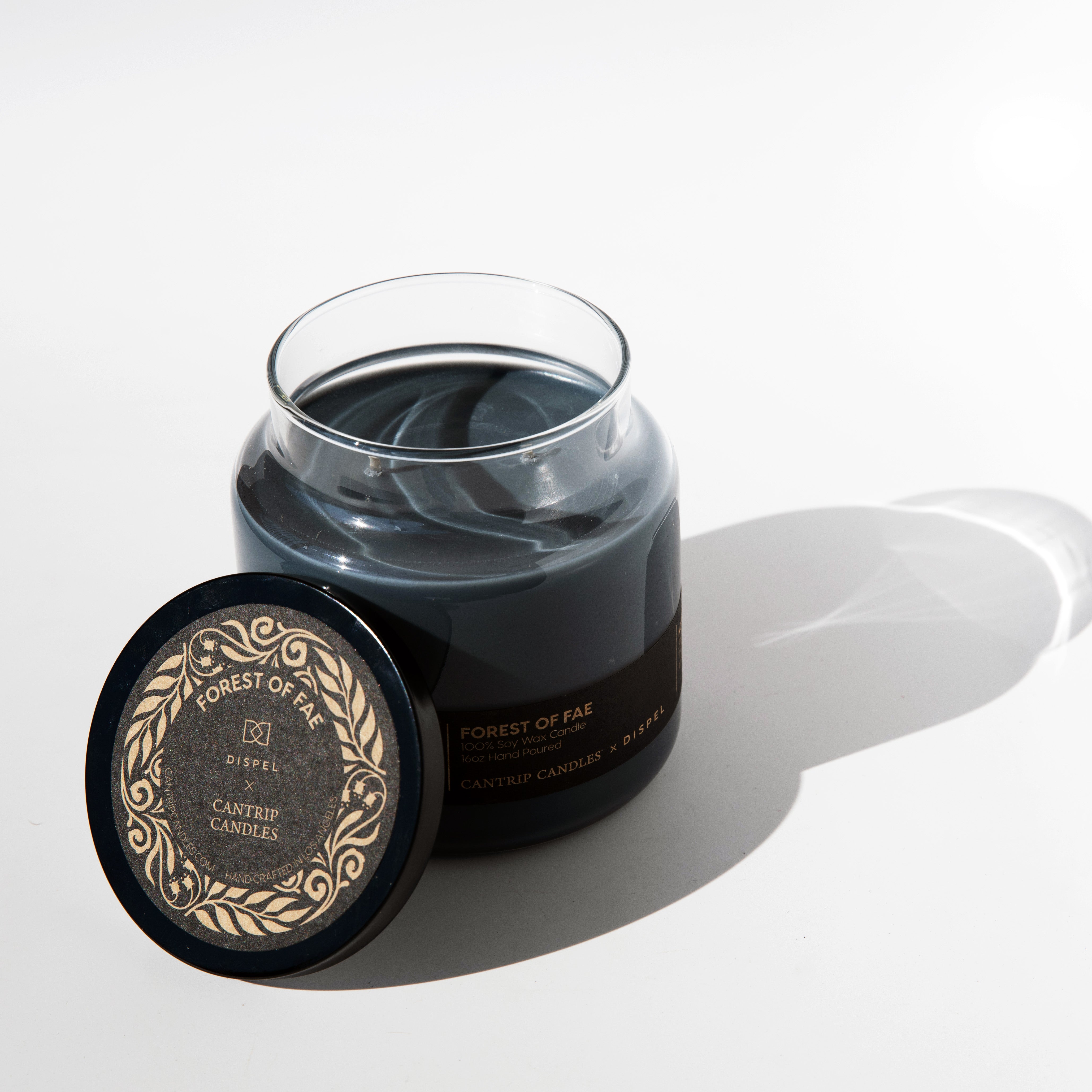 Cantrip Candles Forest of the Fae Dark Soy Candle (16 oz.) - Dispel Dice - Premium DnD Dice & Accessories
