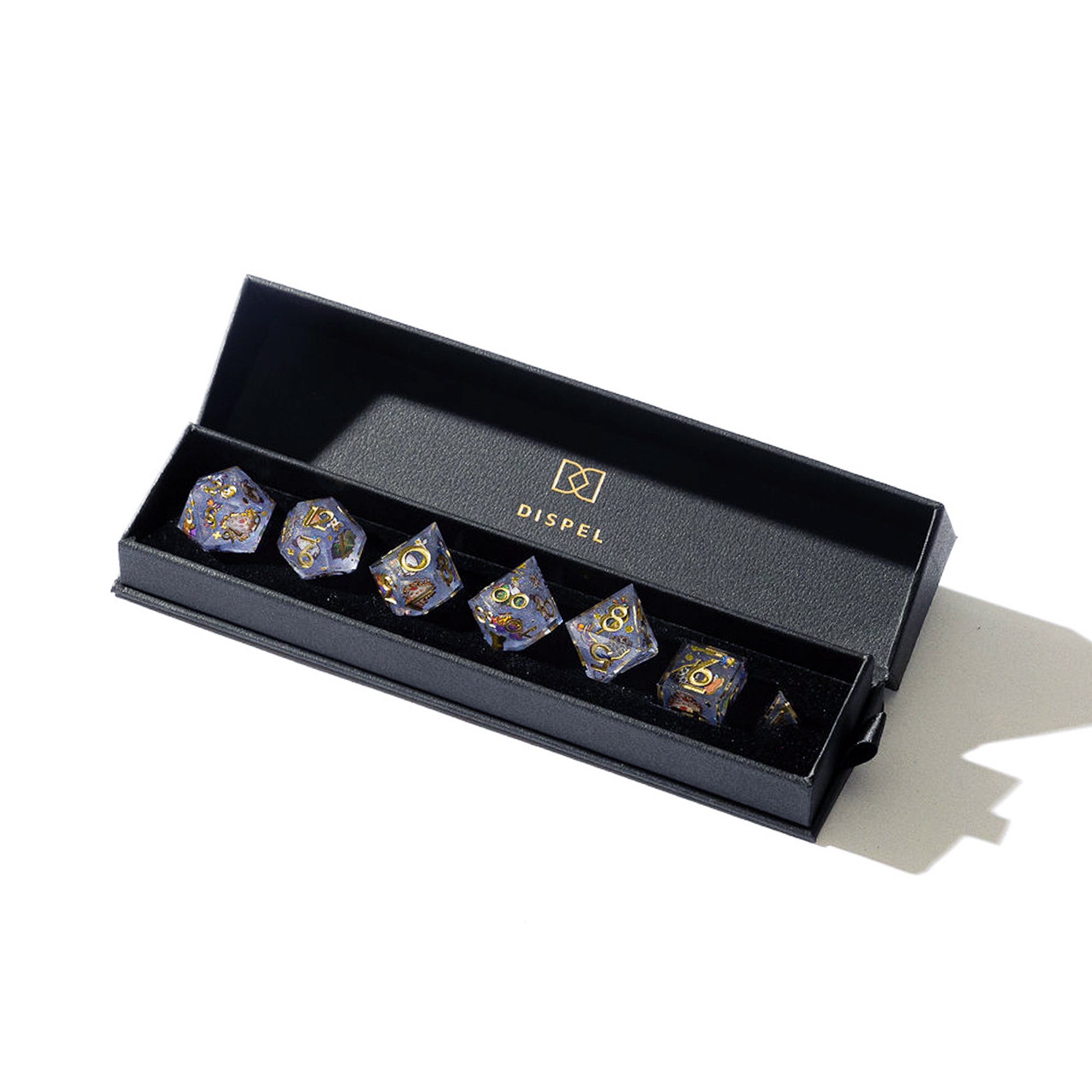 Send Me Nudis 7-Piece Iconic Dice Set - Dispel Dice - Premium DnD Dice & Accessories # #
