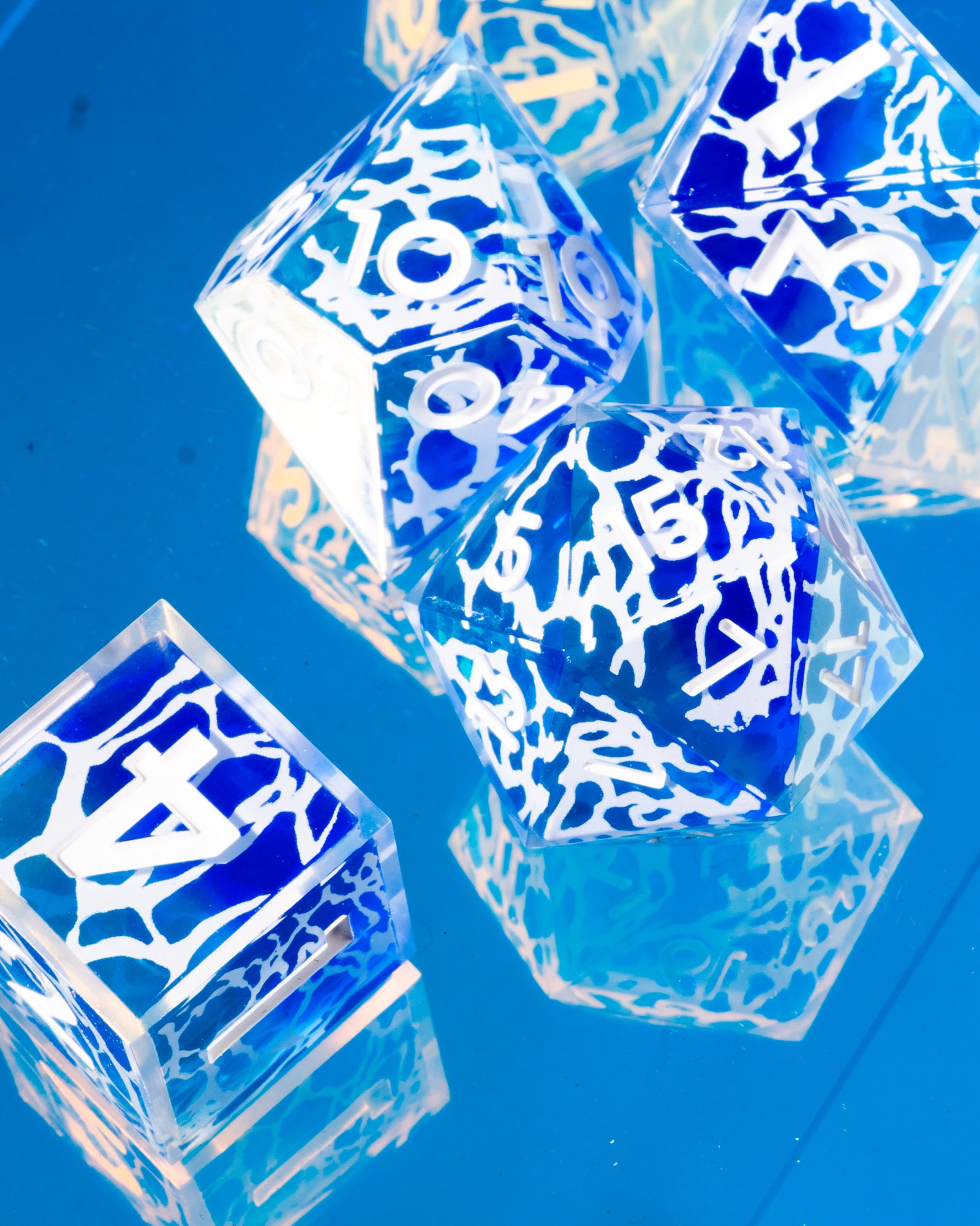 Low Tide 7-Piece Iconic Dice Set - Dispel Dice - Premium DnD Dice & Accessories # #