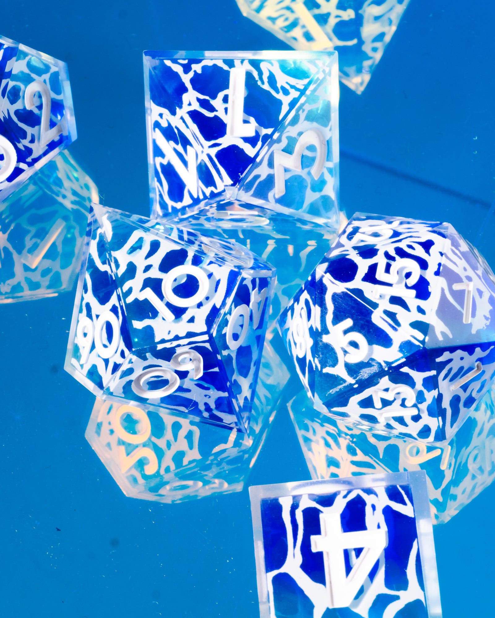 Low Tide 7-Piece Iconic Dice Set - Dispel Dice - Premium DnD Dice & Accessories # #