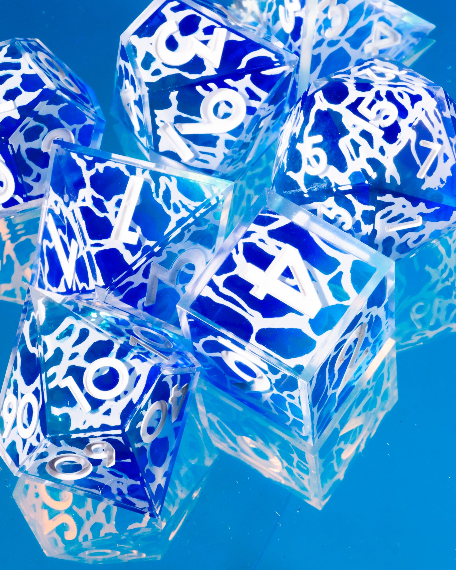 Low Tide 7-Piece Iconic Dice Set - Dispel Dice - Premium DnD Dice & Accessories # #