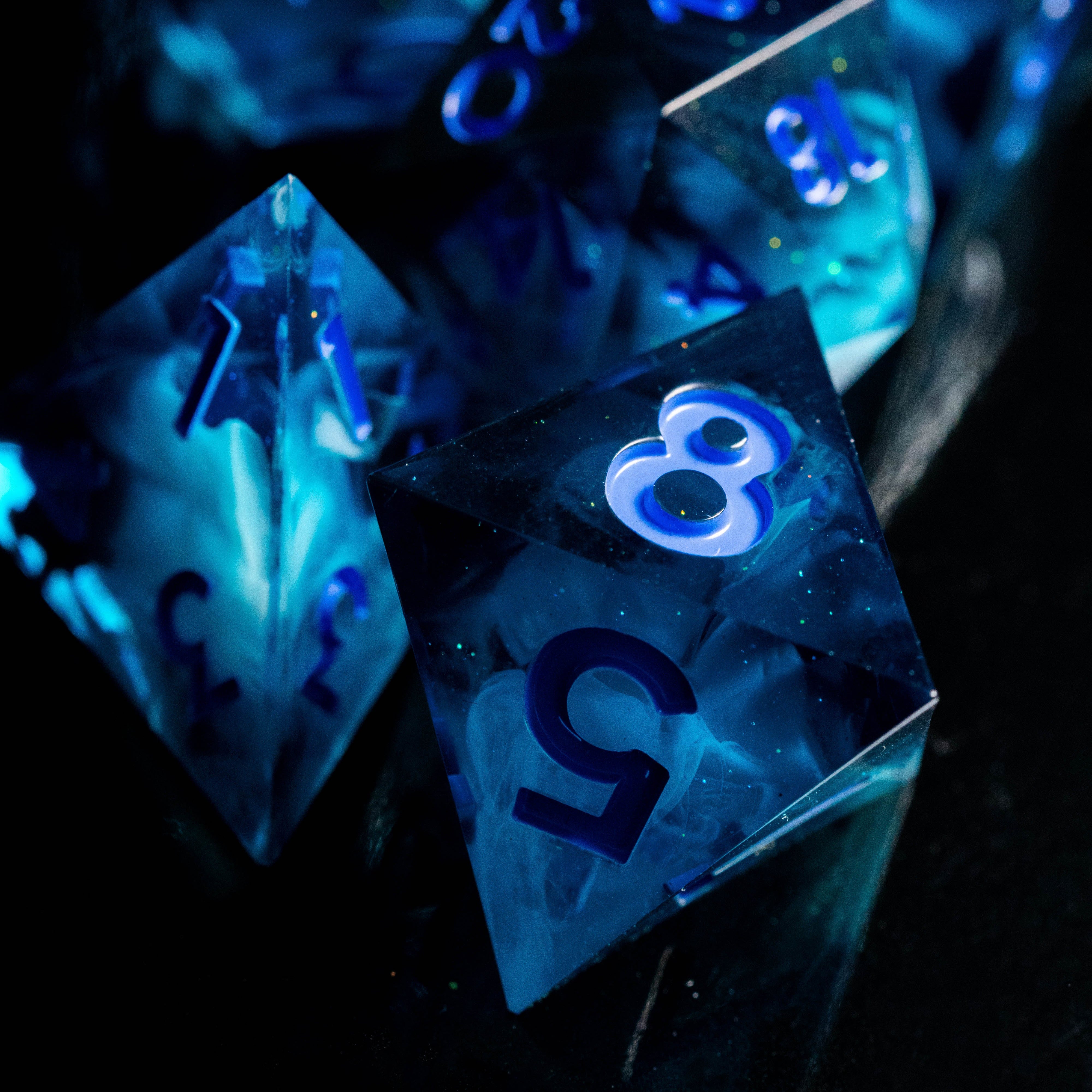 Ad Astra 7-Piece Polyhedral Dice Set - Dispel Dice - Premium DnD Dice & Accessories # #