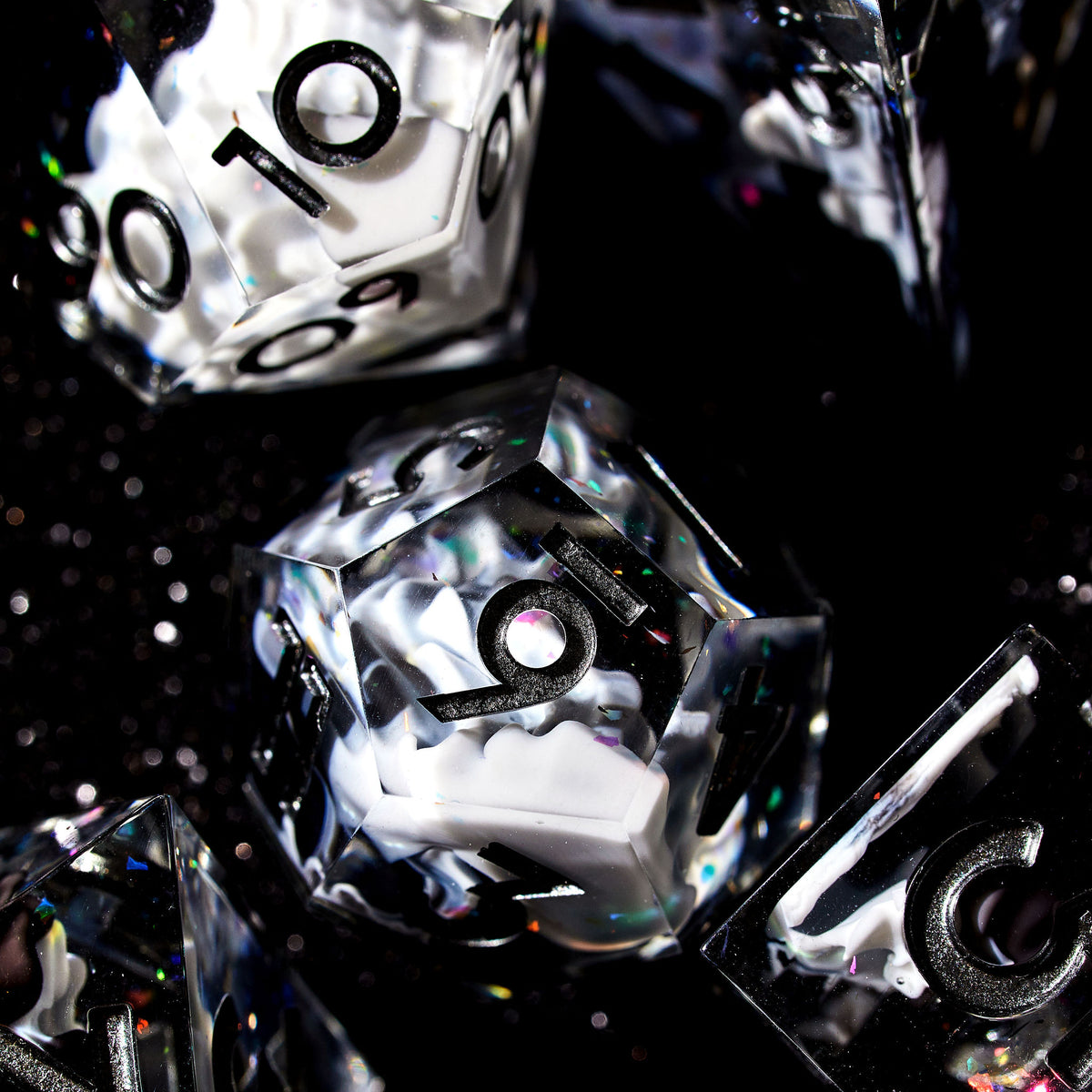 Alien Worlds 7-Piece Terraform Dice Set - Dispel Dice - Premium DnD Dice & Accessories # #