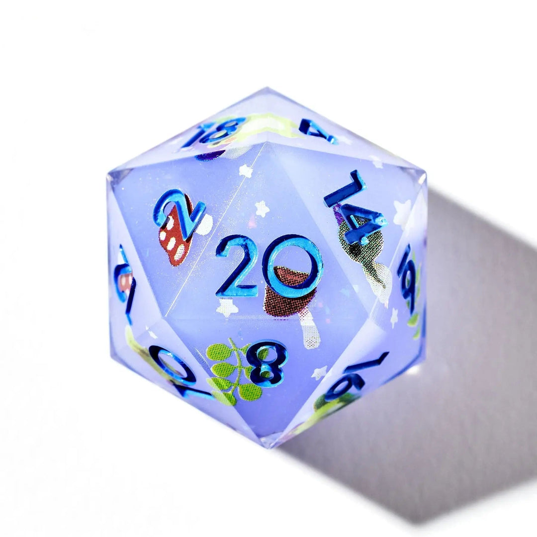 Arcane Amphibia 7-Piece Polyhedral Dice Set - Dispel Dice - Premium DnD Dice & Accessories