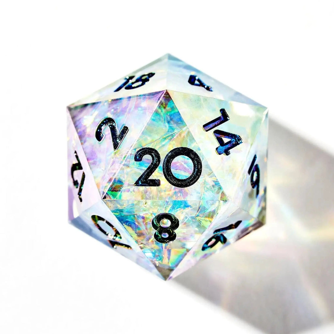 Aurora Borealis 7-Piece Polyhedral Dice Set - Dispel Dice - Premium DnD Dice & Accessories