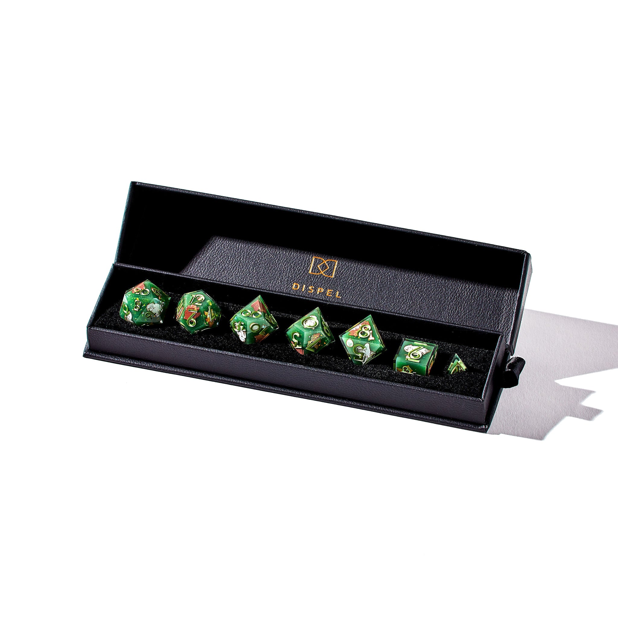 Bear Owl 7-Piece Iconic Set - Dispel Dice - Premium DnD Dice & Accessories # #