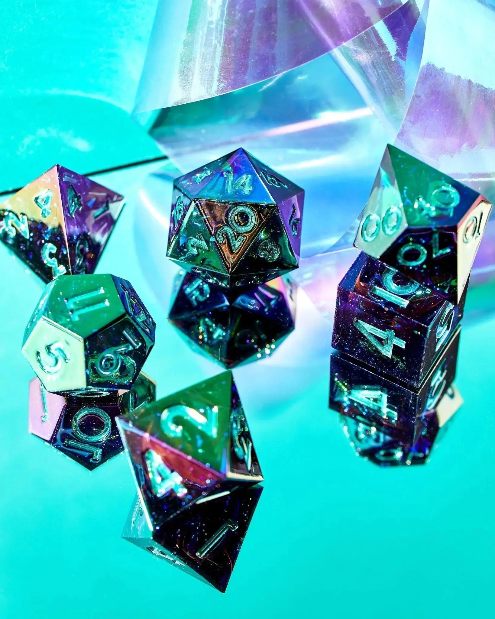 Behemoth 7-Piece Polyhedral Dice Set - Dispel Dice - Premium DnD Dice & Accessories